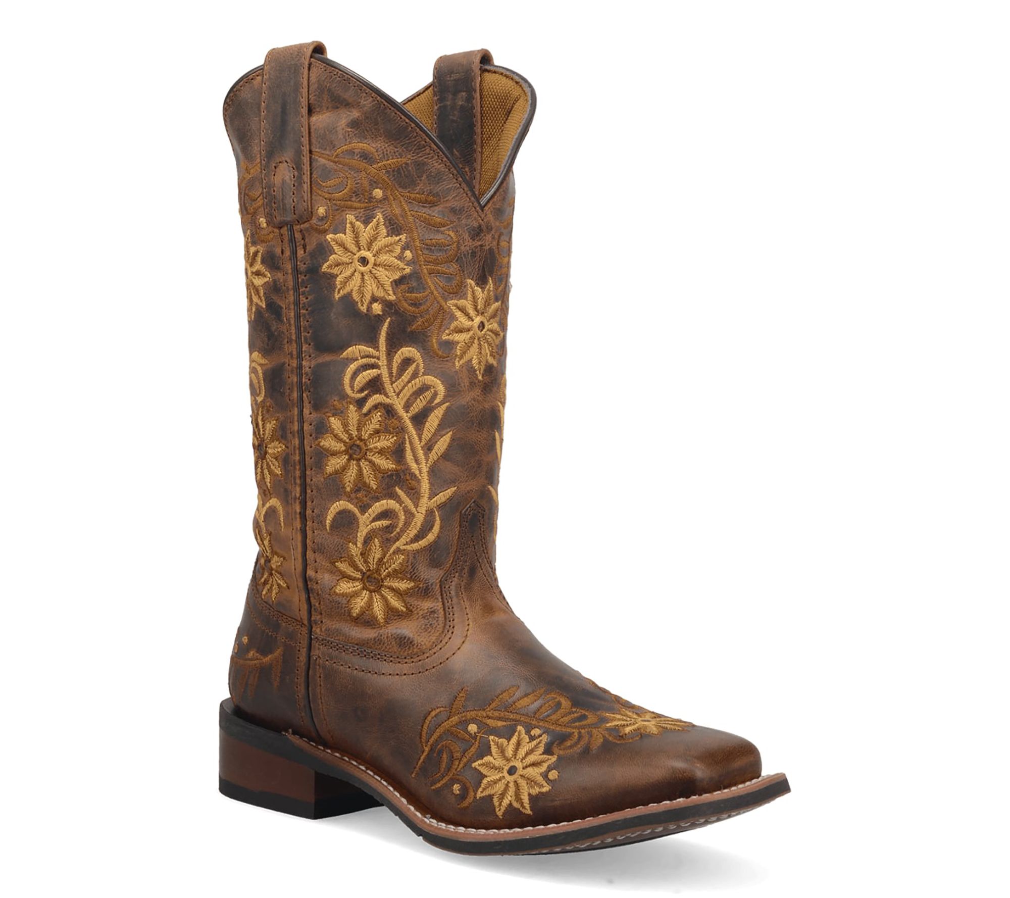 Laredo Women's Secret Garden Leather Western Bo ot