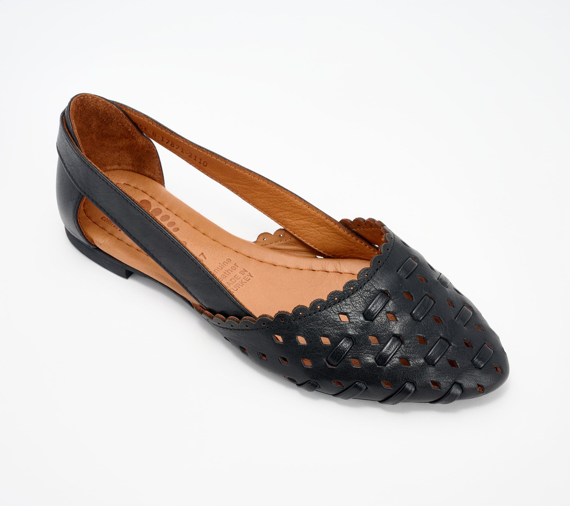 Spring Step Leather Flats Delorse