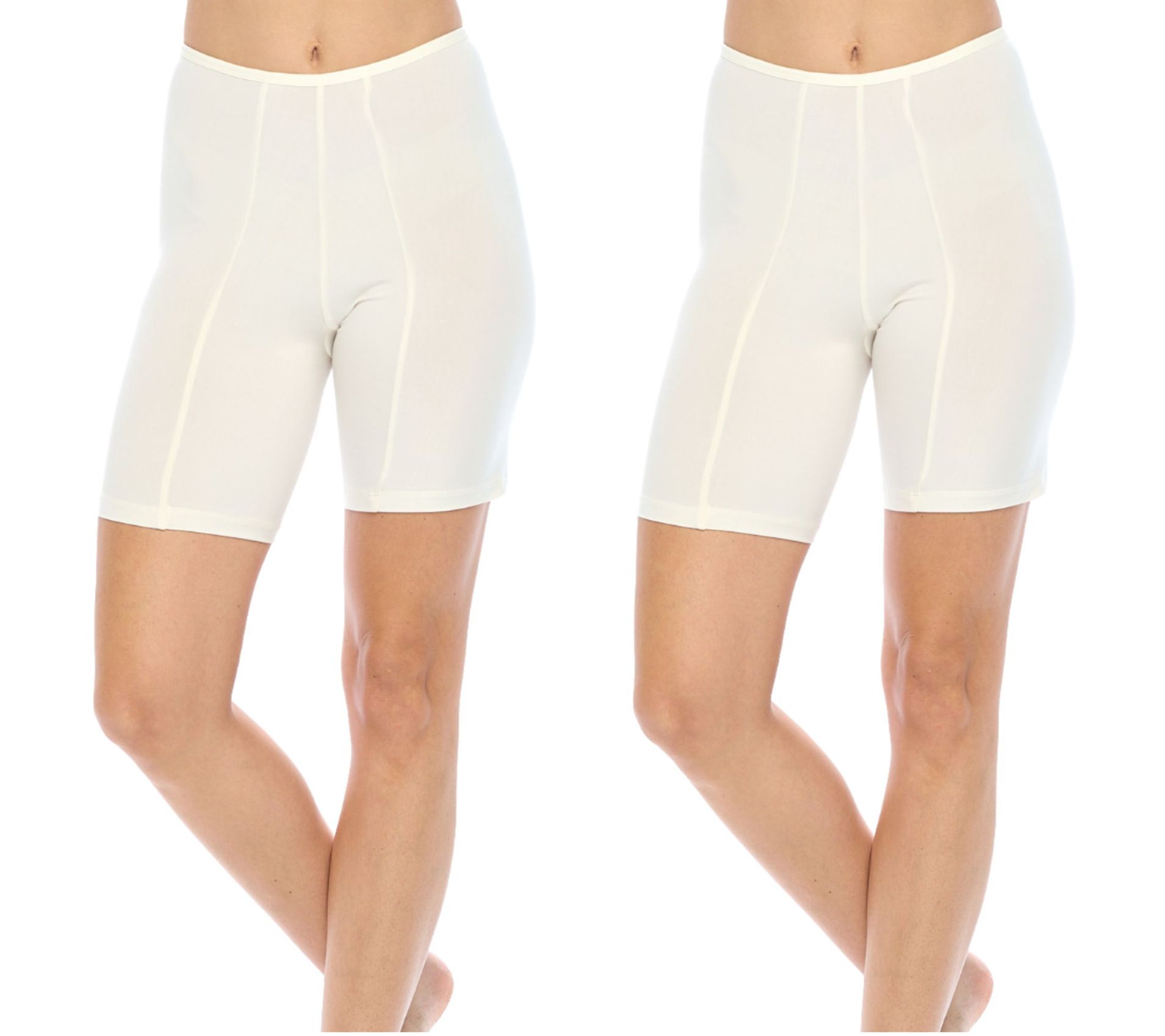 Undersummers Set of 2 Cooling Classic 6" Shortlette Slip Short