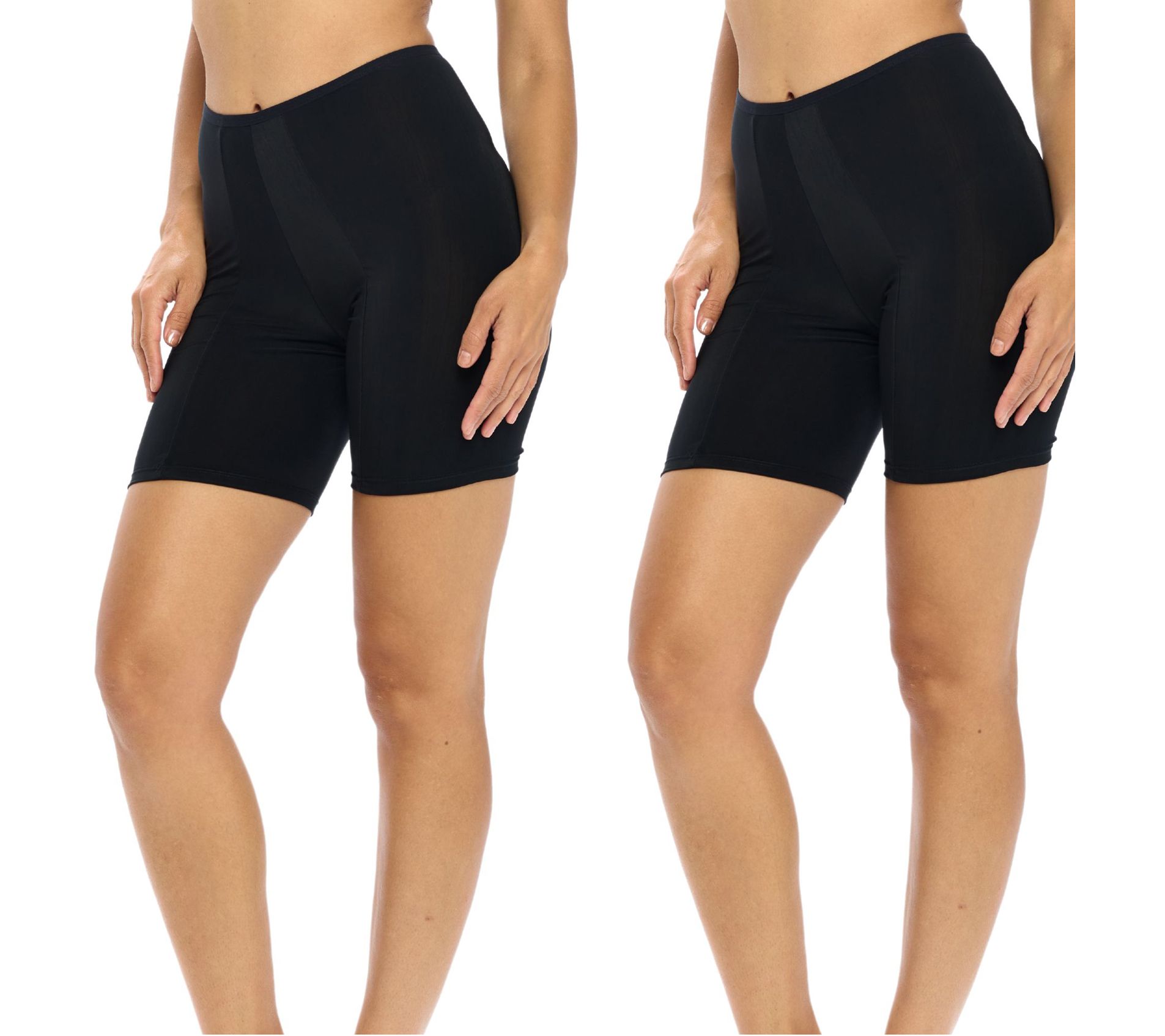 Undersummers Set of 2 Cooling Classic 6" Shortlette Slip Short