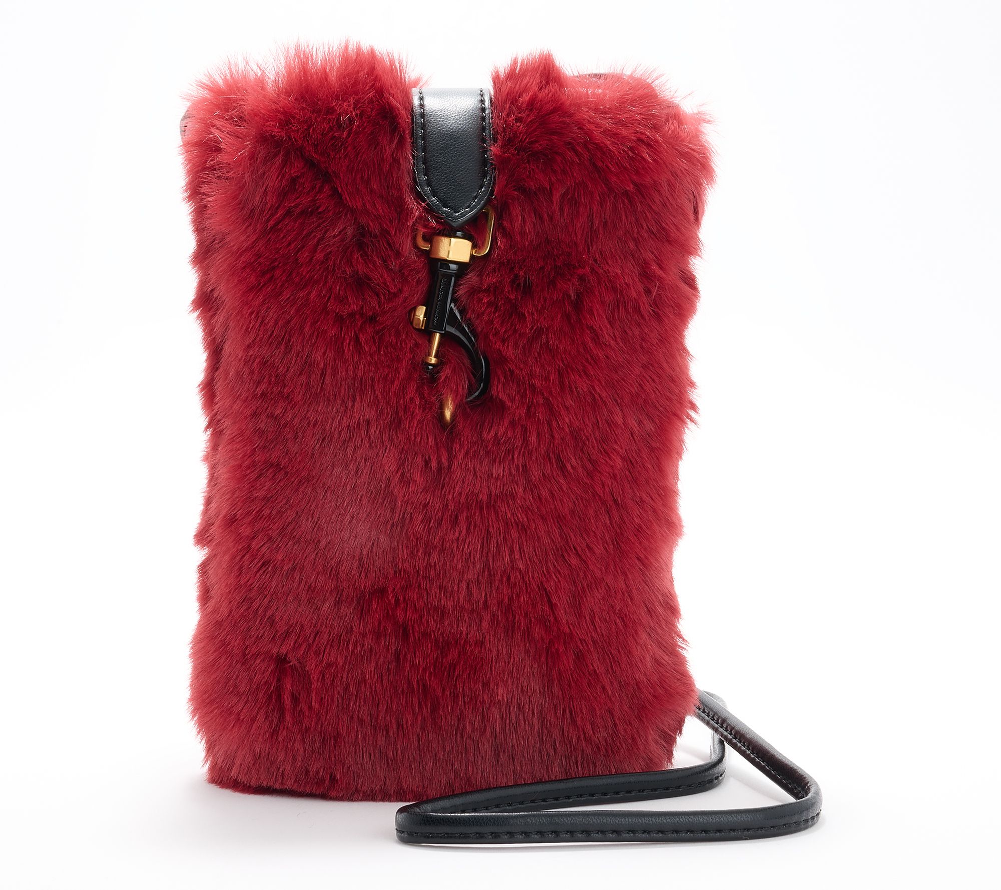 "As Is" Rebecca Minkoff Faux Fur Phone Crossbody