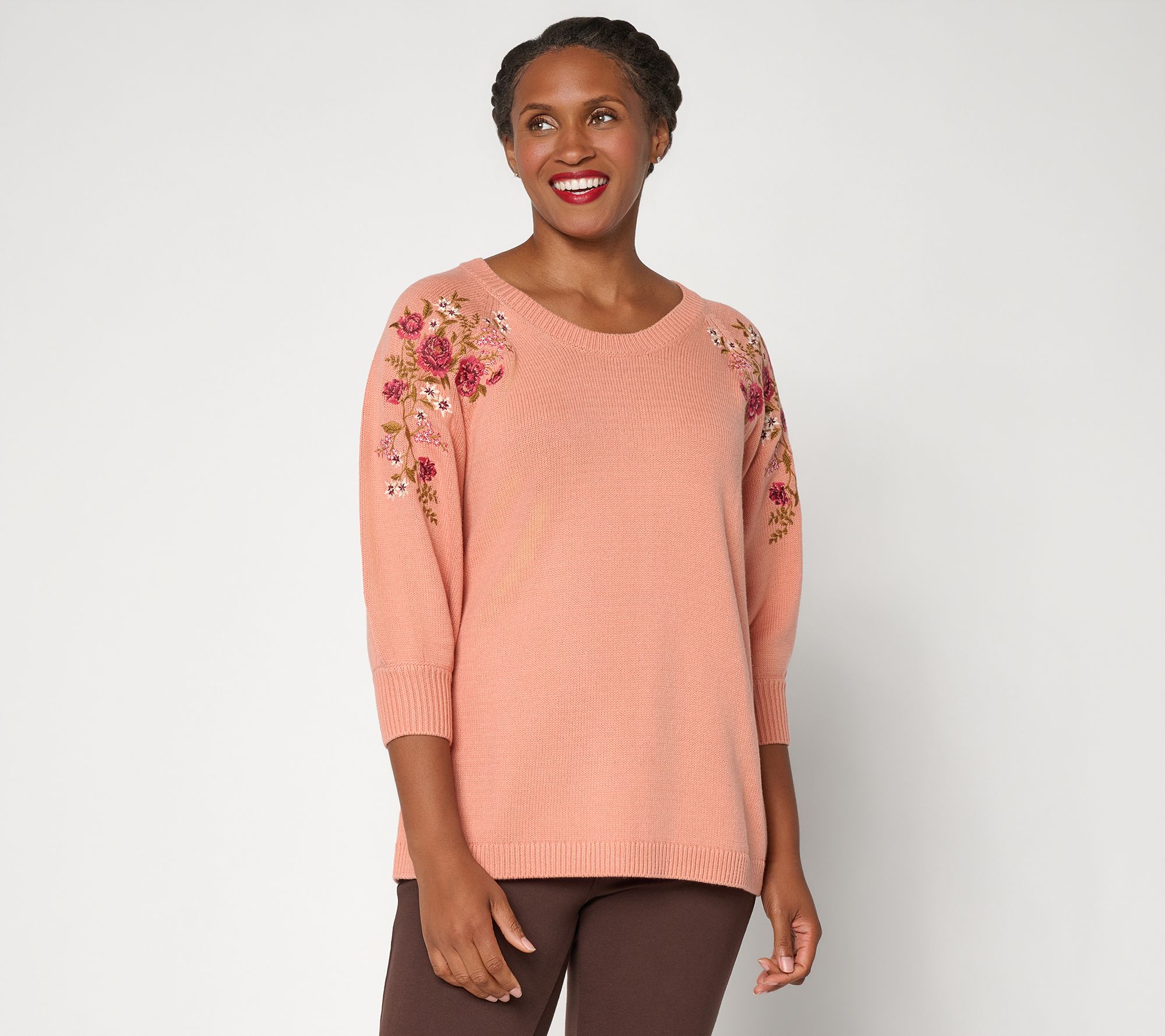 Ree by The Pioneer Woman Embroidered Pullover Sweater