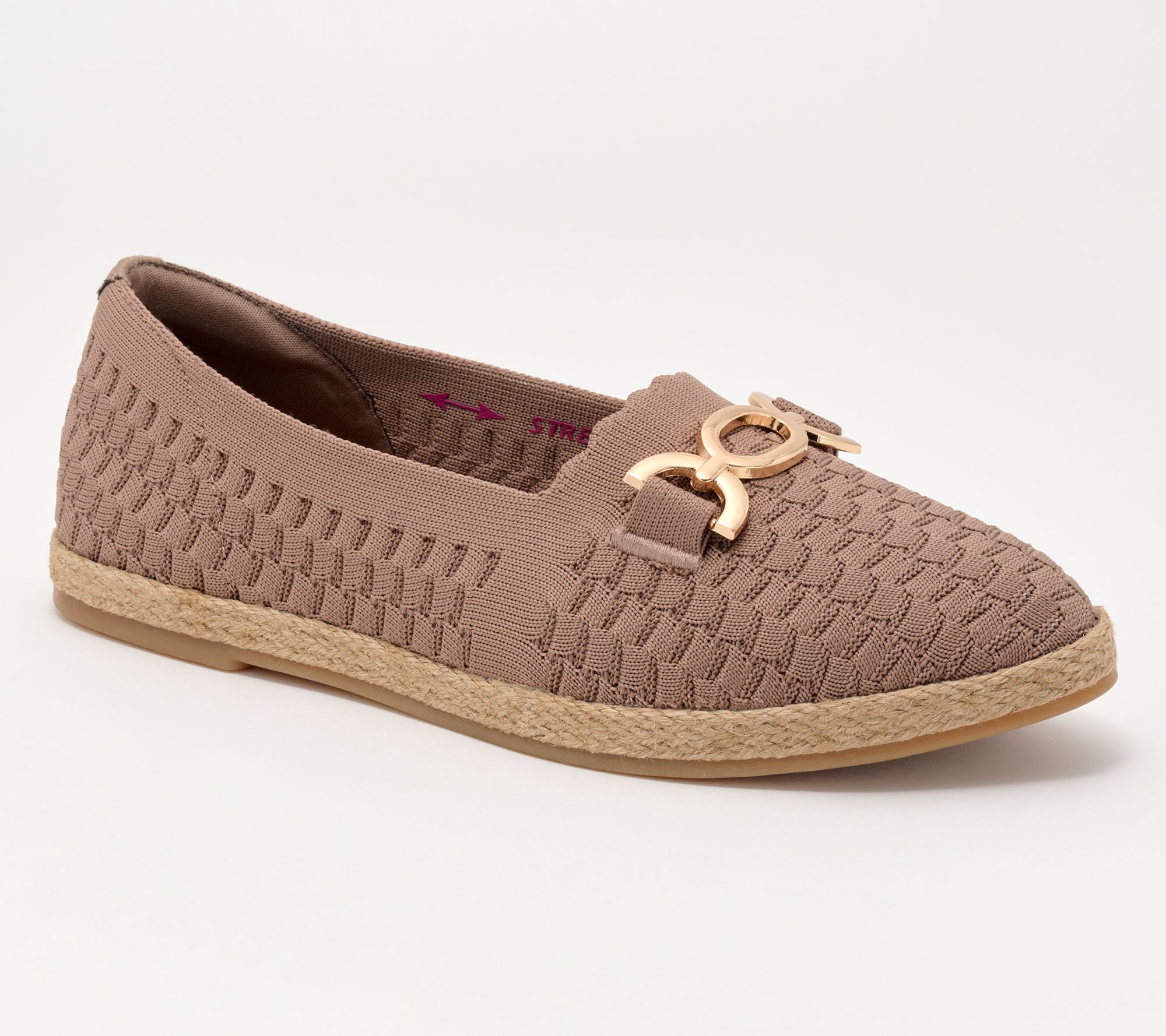 "As Is" Skechers Cleo Jute Recycled Vegan Knit Loafers