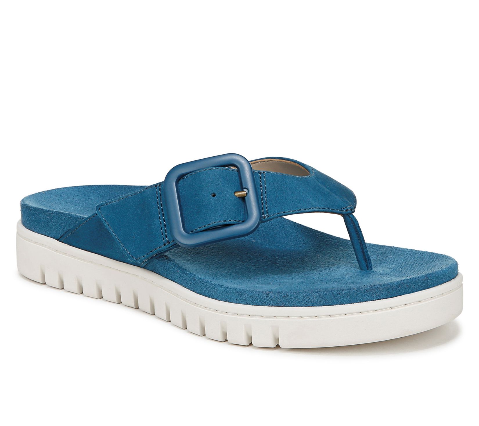 Vionic Leather Thong Sandals - Uptown Marin
