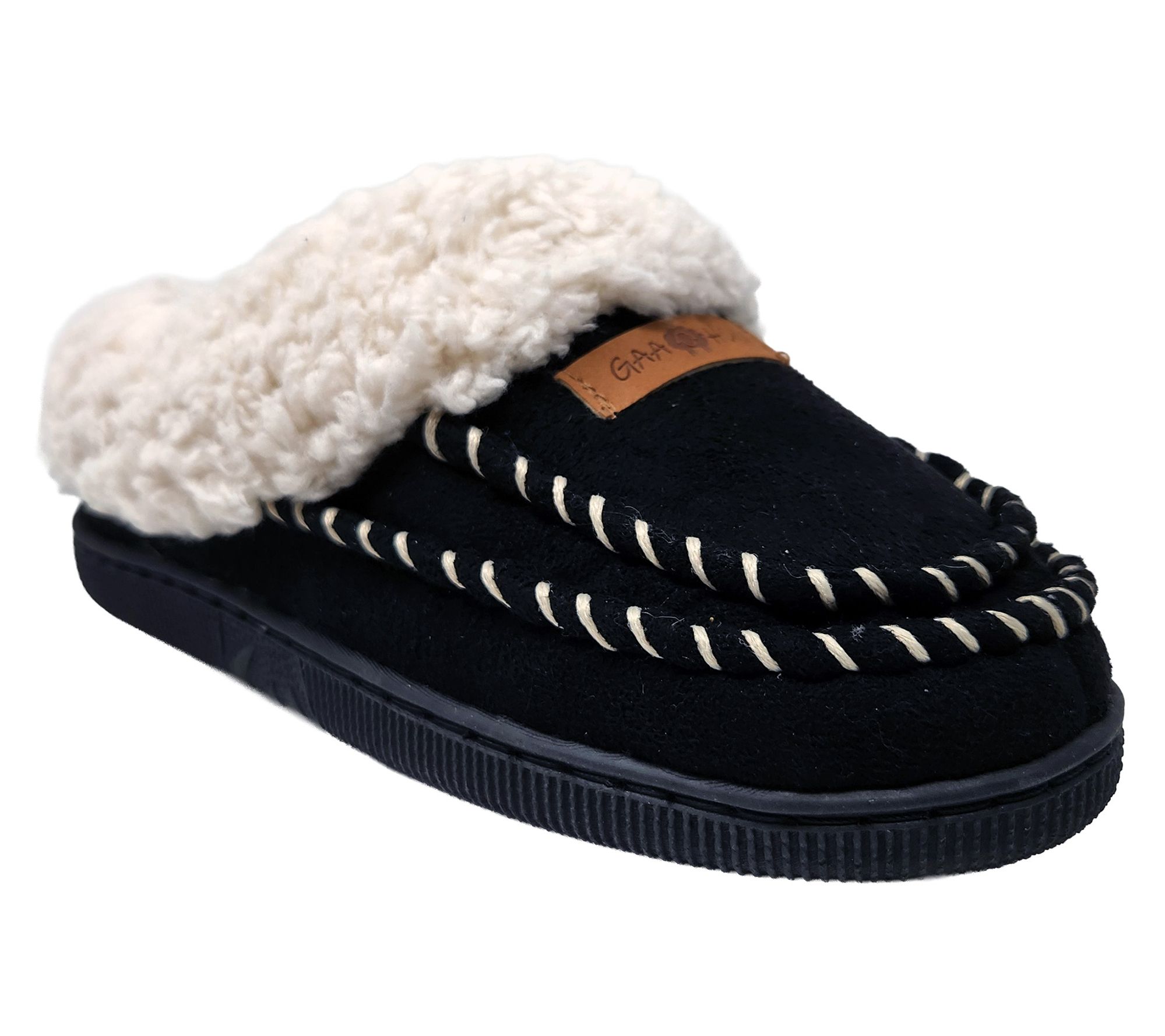 Gaahuu Women's Double Moc Memory Foam Clog Slipper