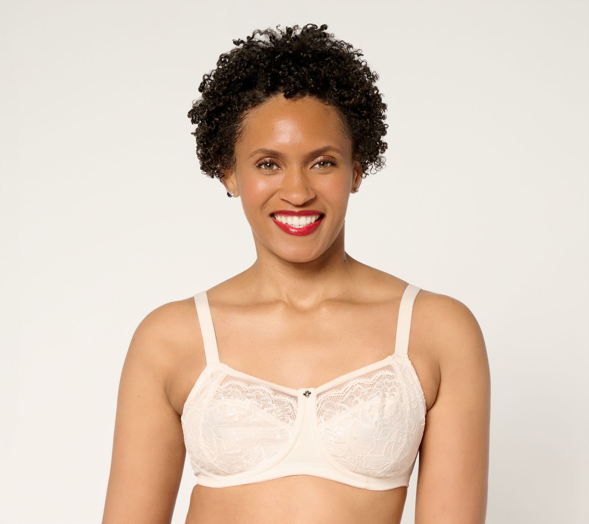 "As Is" Breezies Natural Curves Unlined Support Wirefree Bra