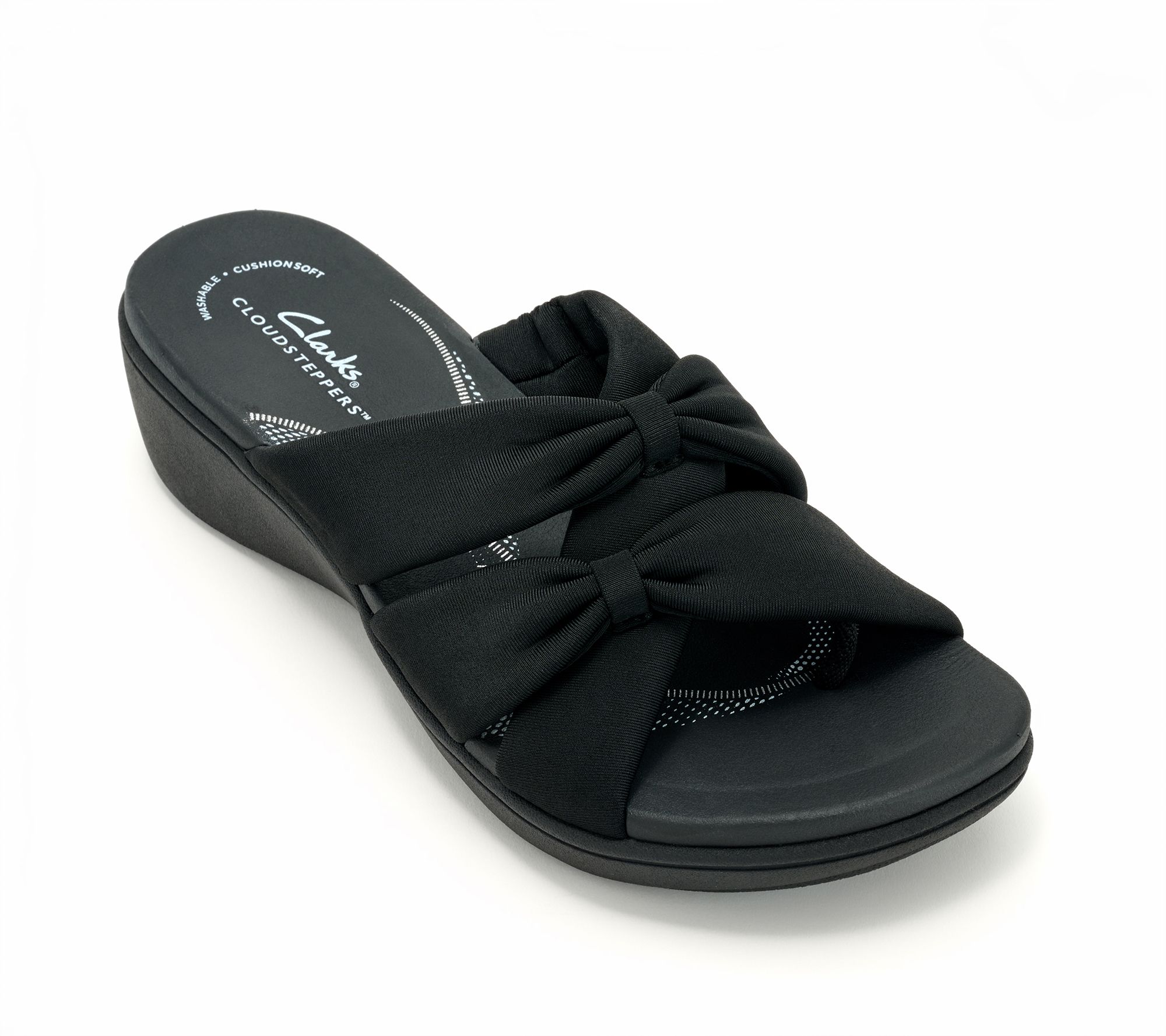 "As Is" Clarks Cloudsteppers Washable Thong Sandals - BreezeRae Ava