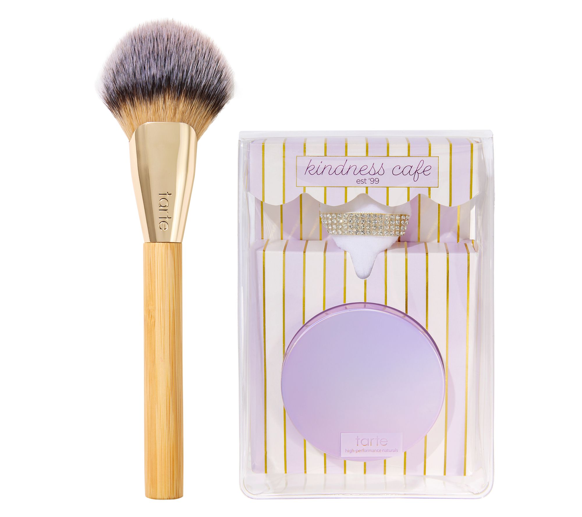 tarte special edition creaseless setting powder & brush