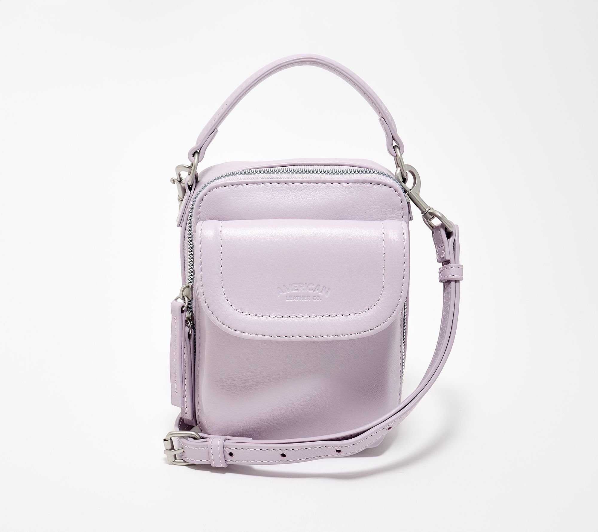  American Leather Co. Tribeca Leather Crossbody w/ Top Handle