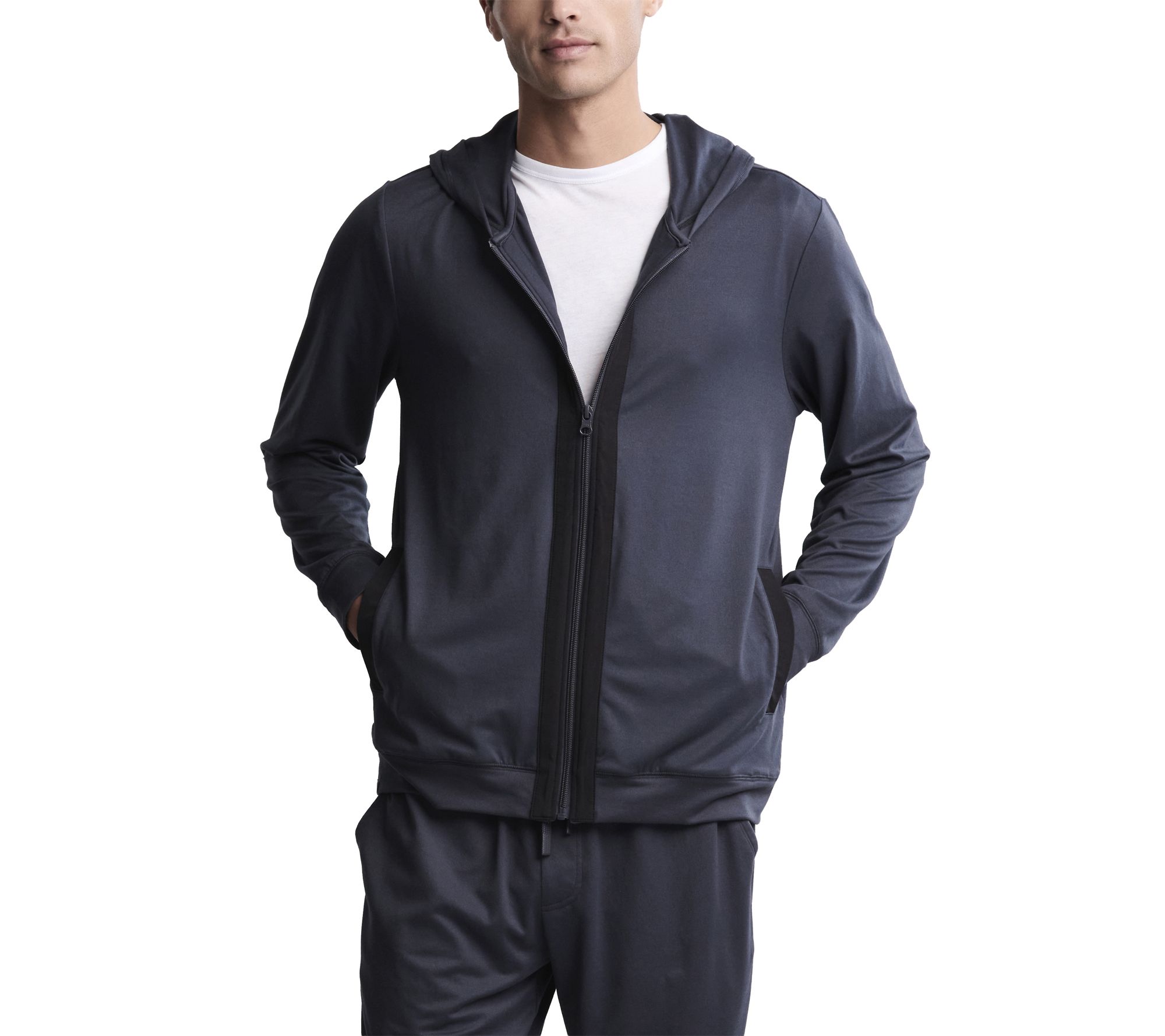 Barefoot Dreams Malibu Collection Men's Butterchic Zip Hoodie