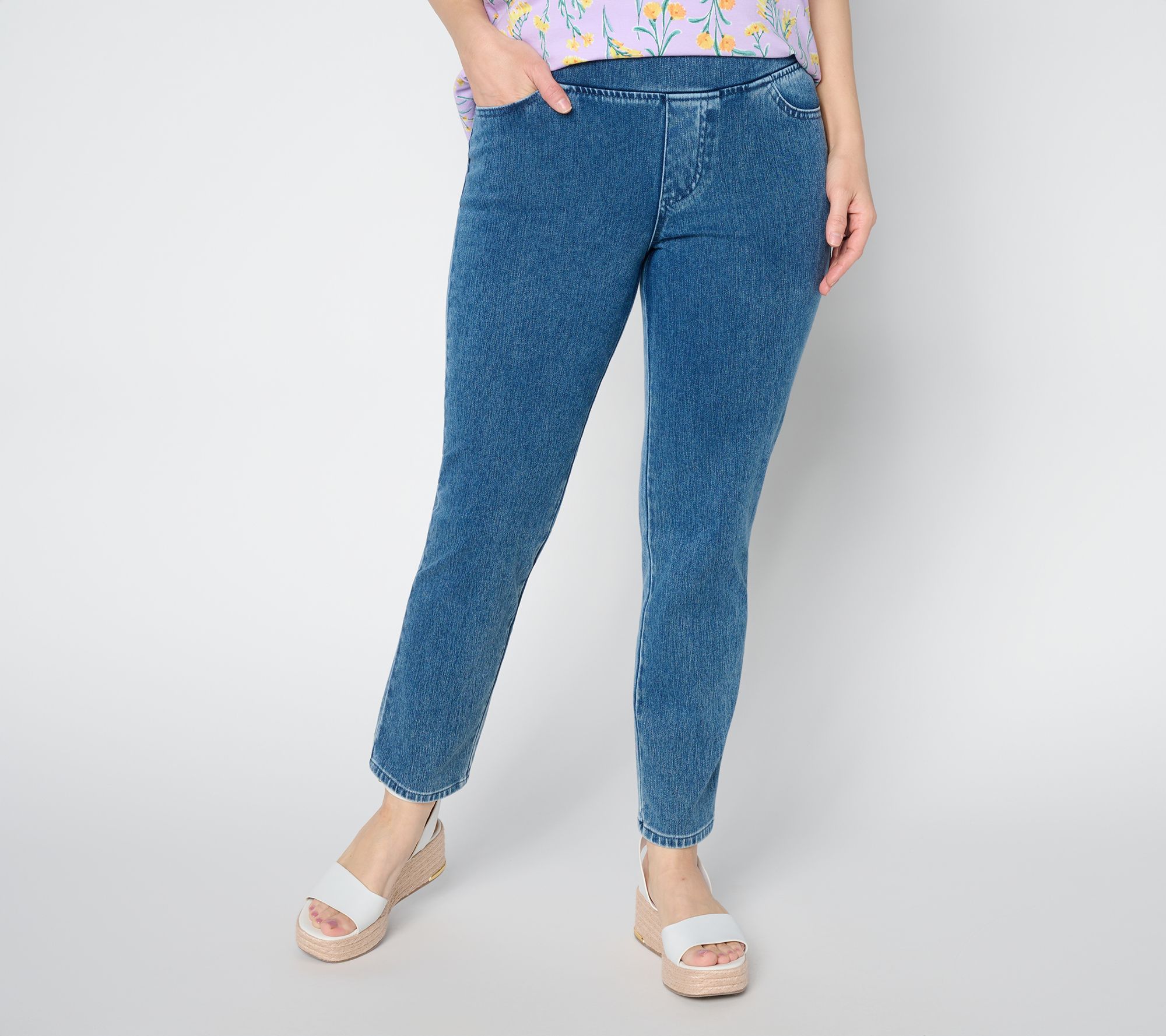 Belle Beach by Kim Gravel Regular Delray Denim Ankle Jean