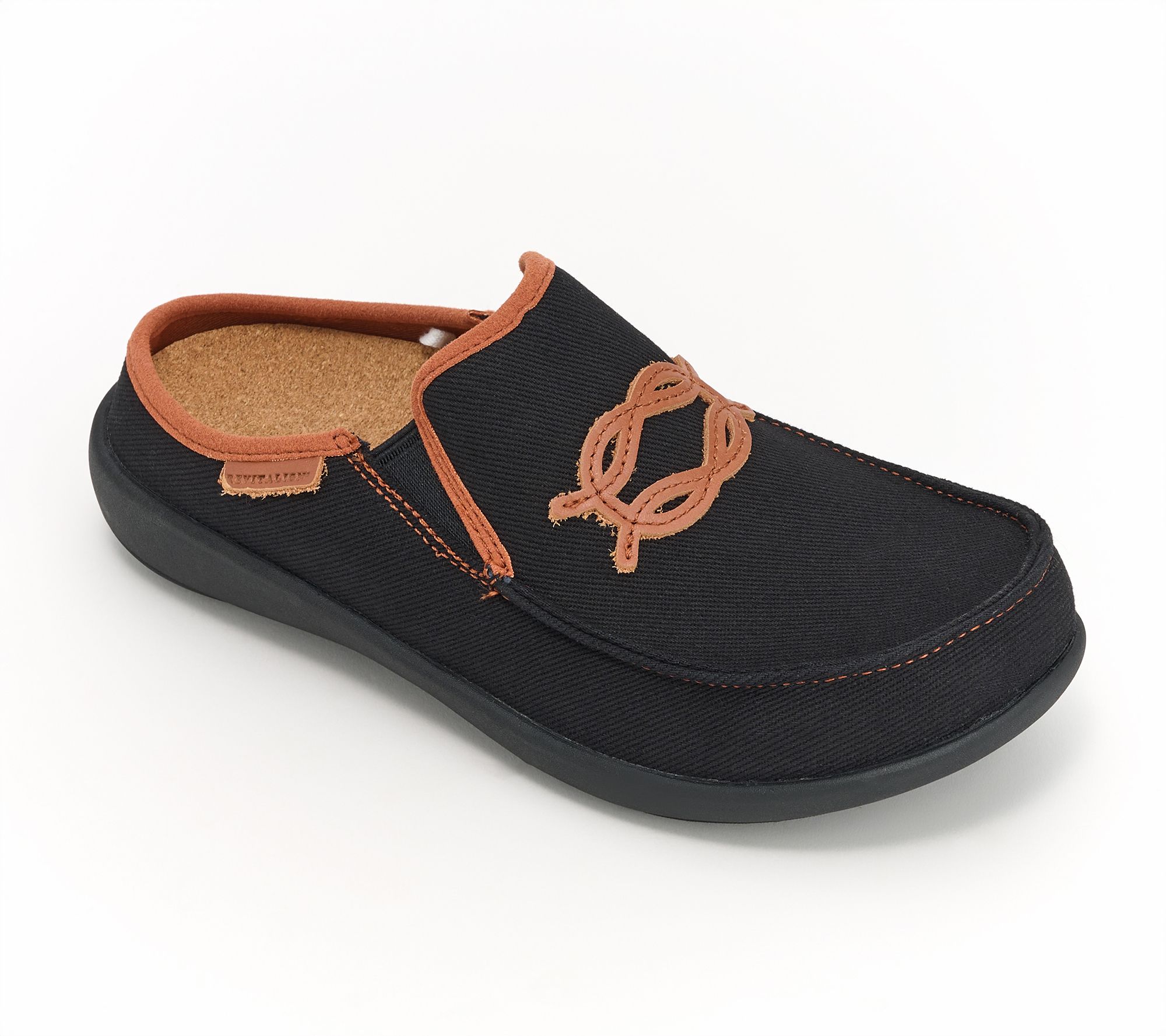 Revitalign OrthoticCanvas Nautical Mules - Siesta Eternity