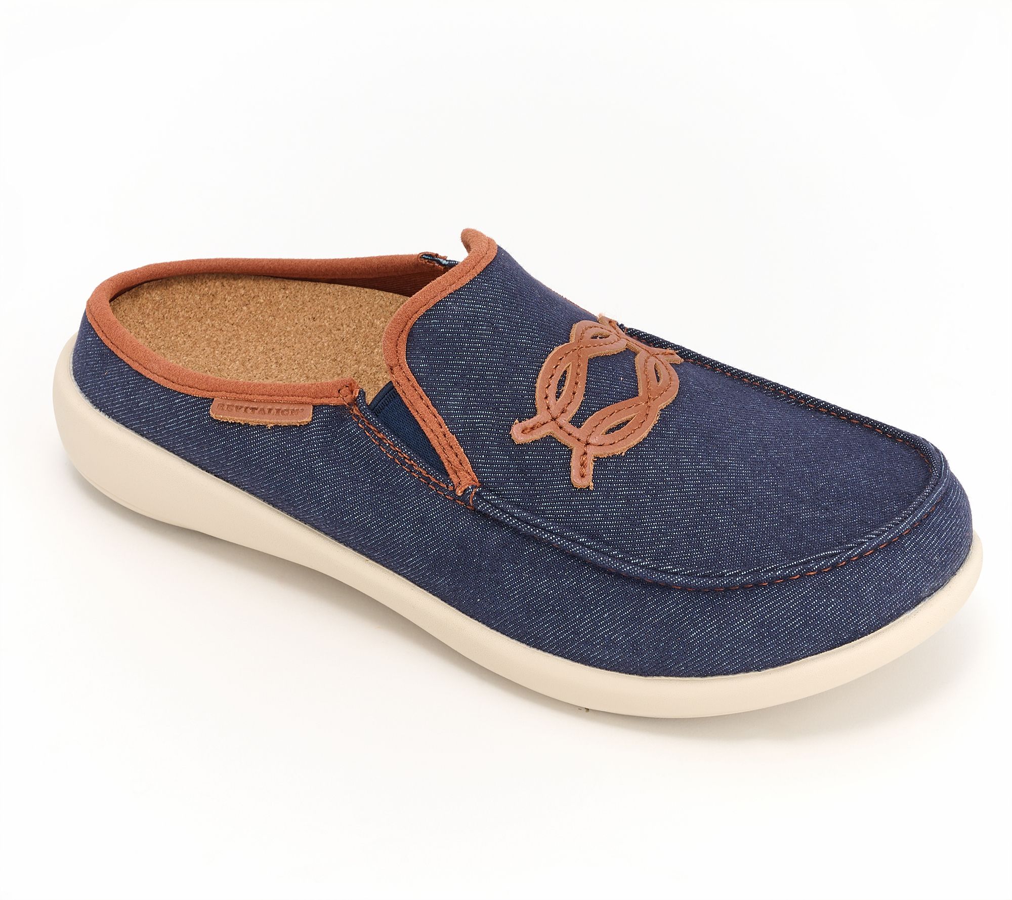 Revitalign OrthoticCanvas Nautical Mules - Siesta Eternity