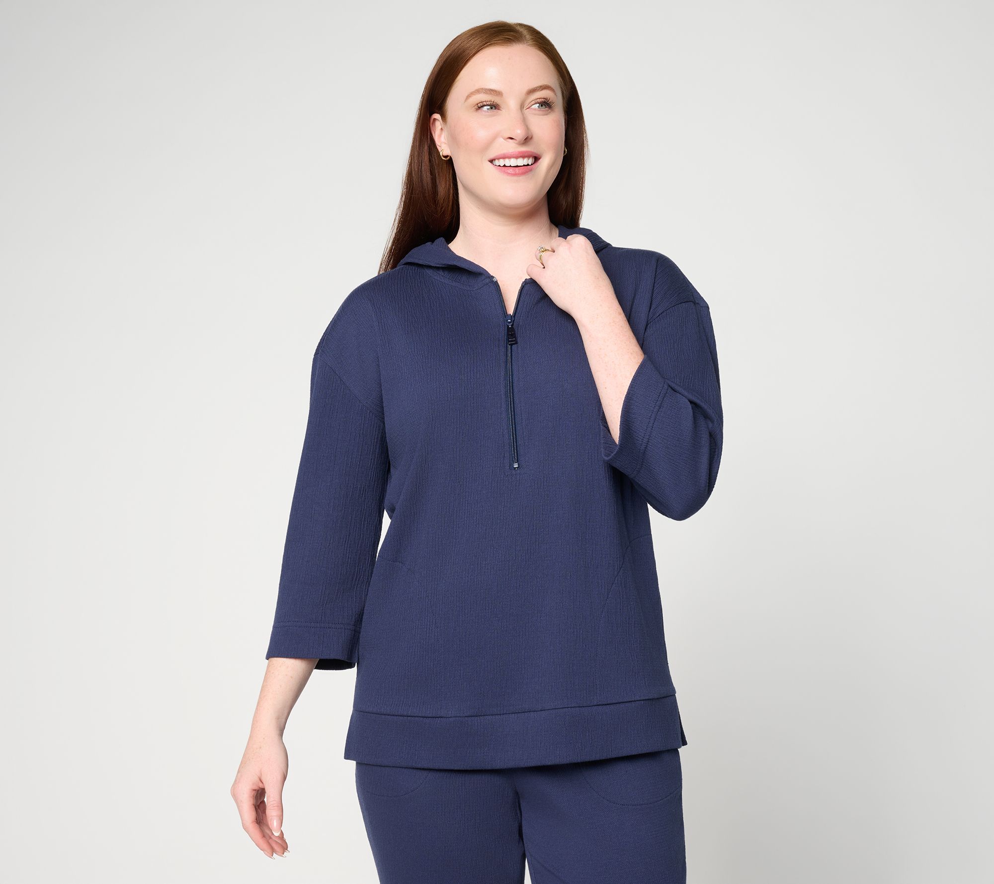 Belle by Kim Gravel Packabelle Ready to Resort Half Zip Hoodie