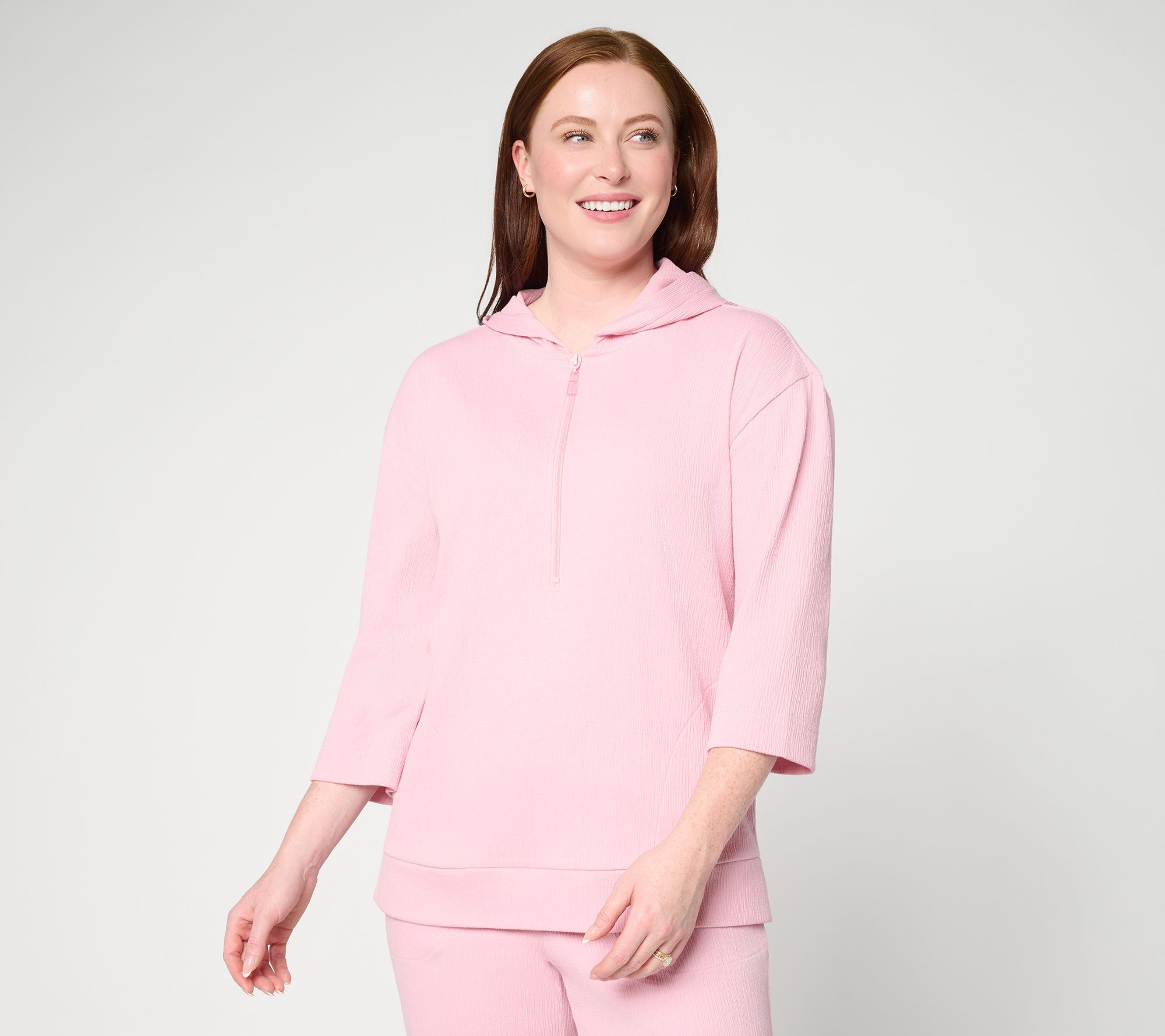 Belle by Kim Gravel Packabelle Ready to Resort Half Zip Hoodie