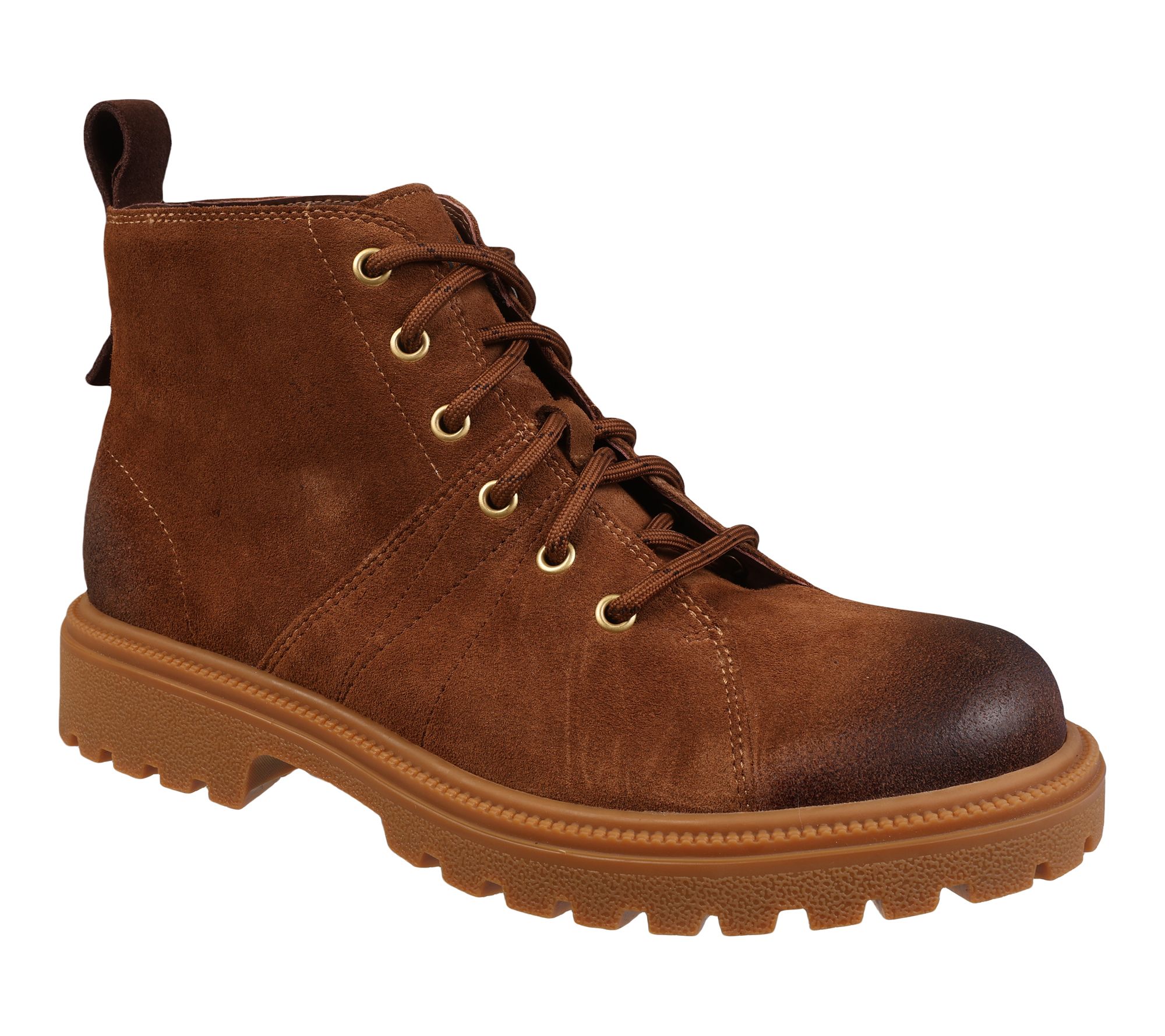 Mykos Lace Up Premium Suede Boots - Roman