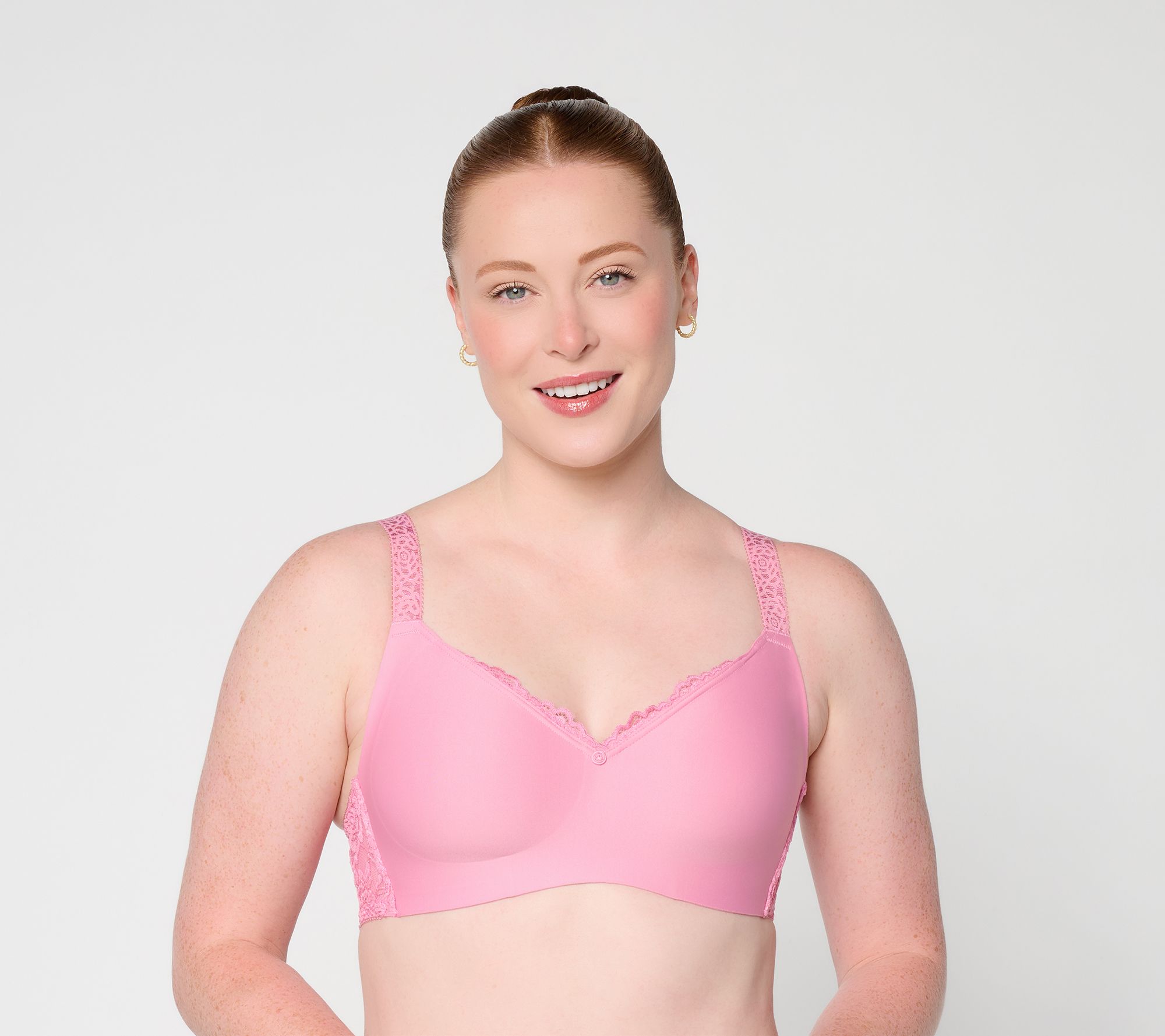  Breezies Sunny Day Invisible Bonded Edge Bra w/ Lace Detail