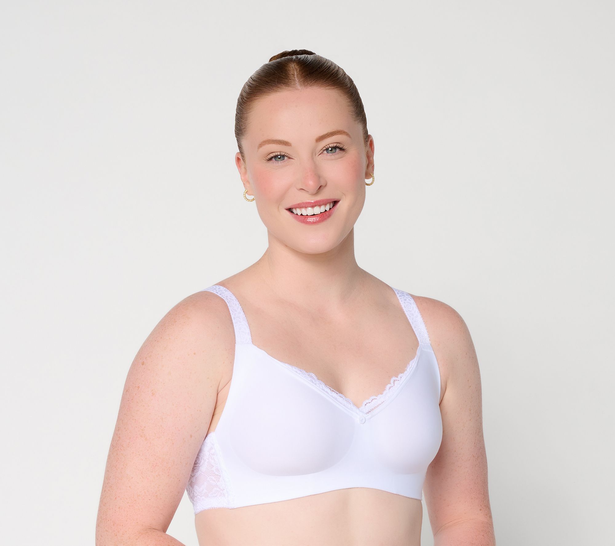 Breezies Sunny Day Invisible Bonded Edge Bra w/ Lace Detail