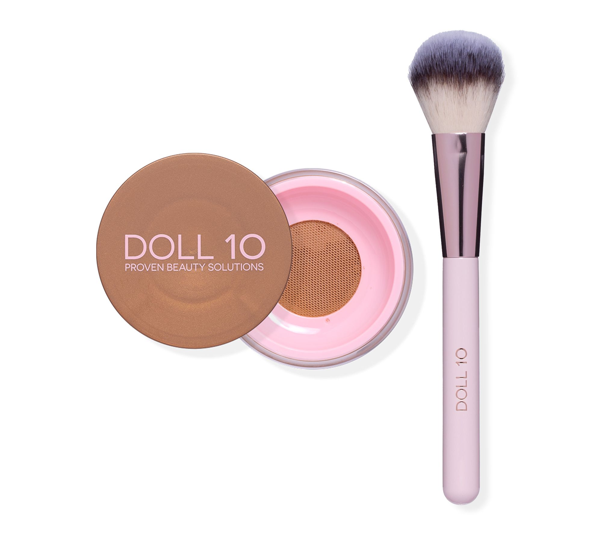 Doll 10 Bronzing Treatment Powder with Brush