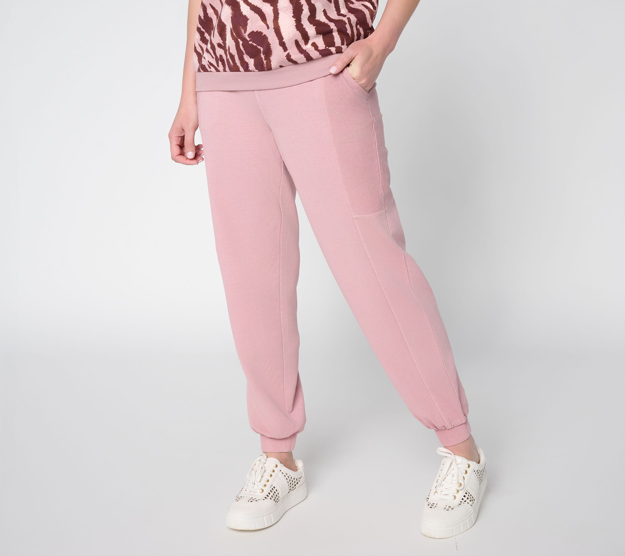 LOGO Lounge by Lori Goldstein Regular Pull On Ankle Pants