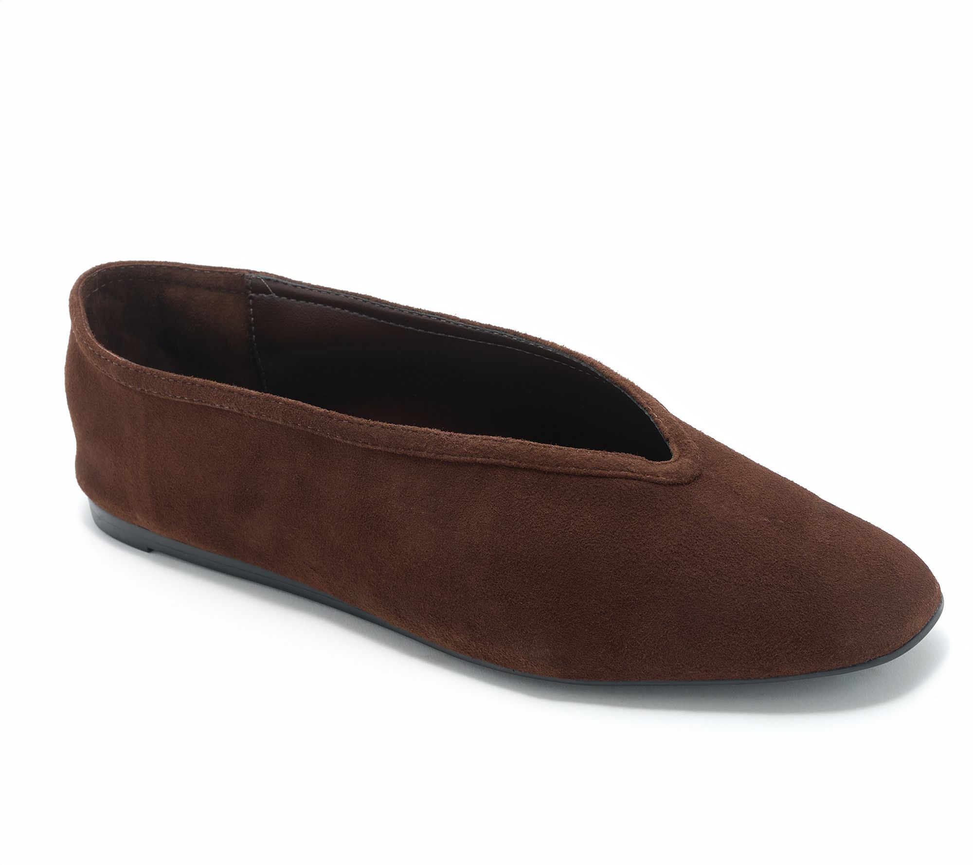 "As Is" Schutz Leather or Suede Flats - Courtney