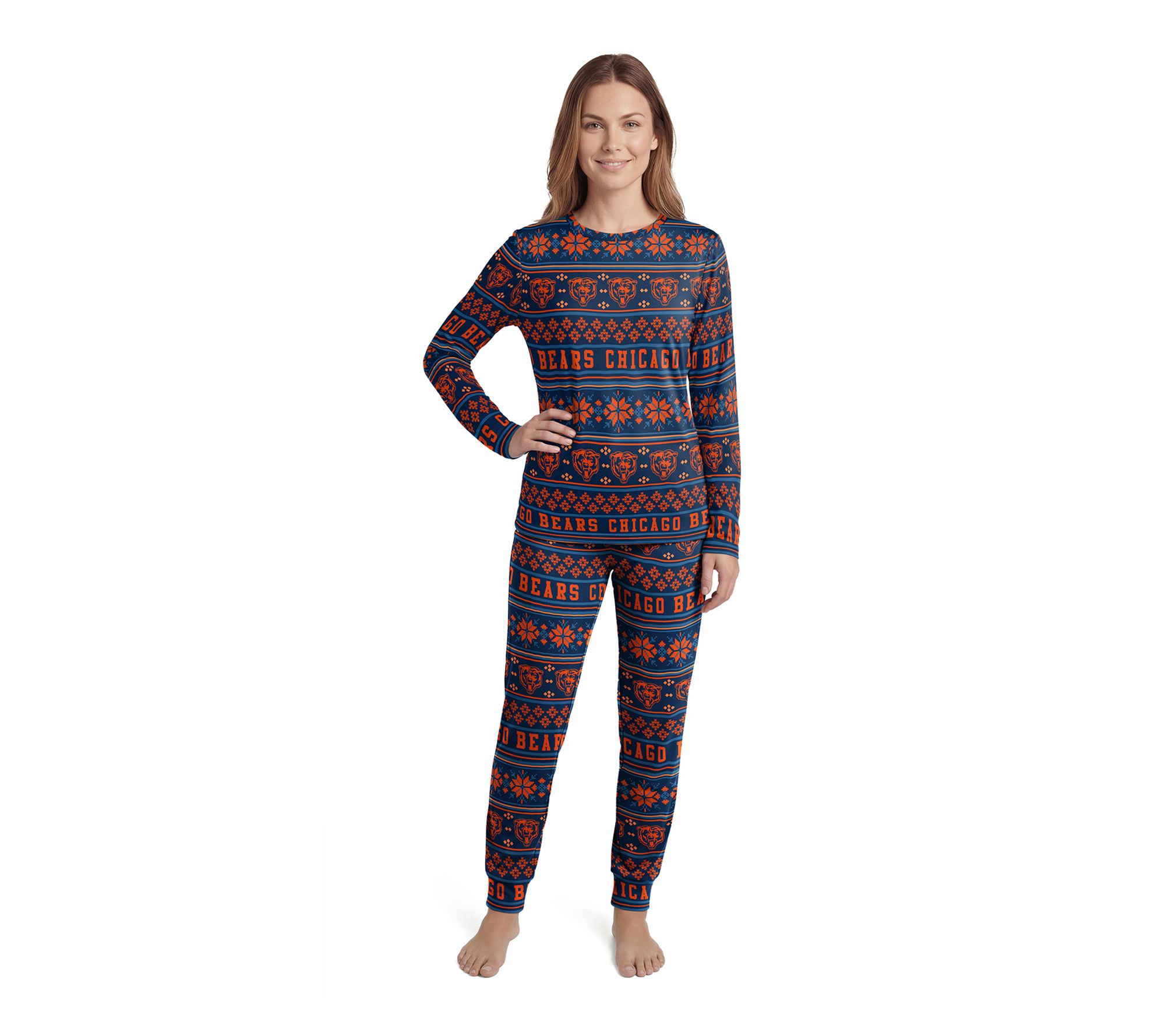 NFL Officially Licensed Ladies Jubilee LS Top and Pant Set