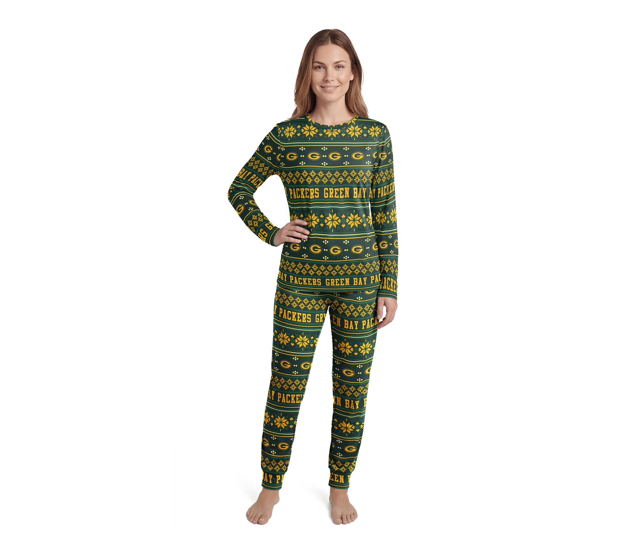 NFL Officially Licensed Ladies Jubilee LS Top and Pant Set