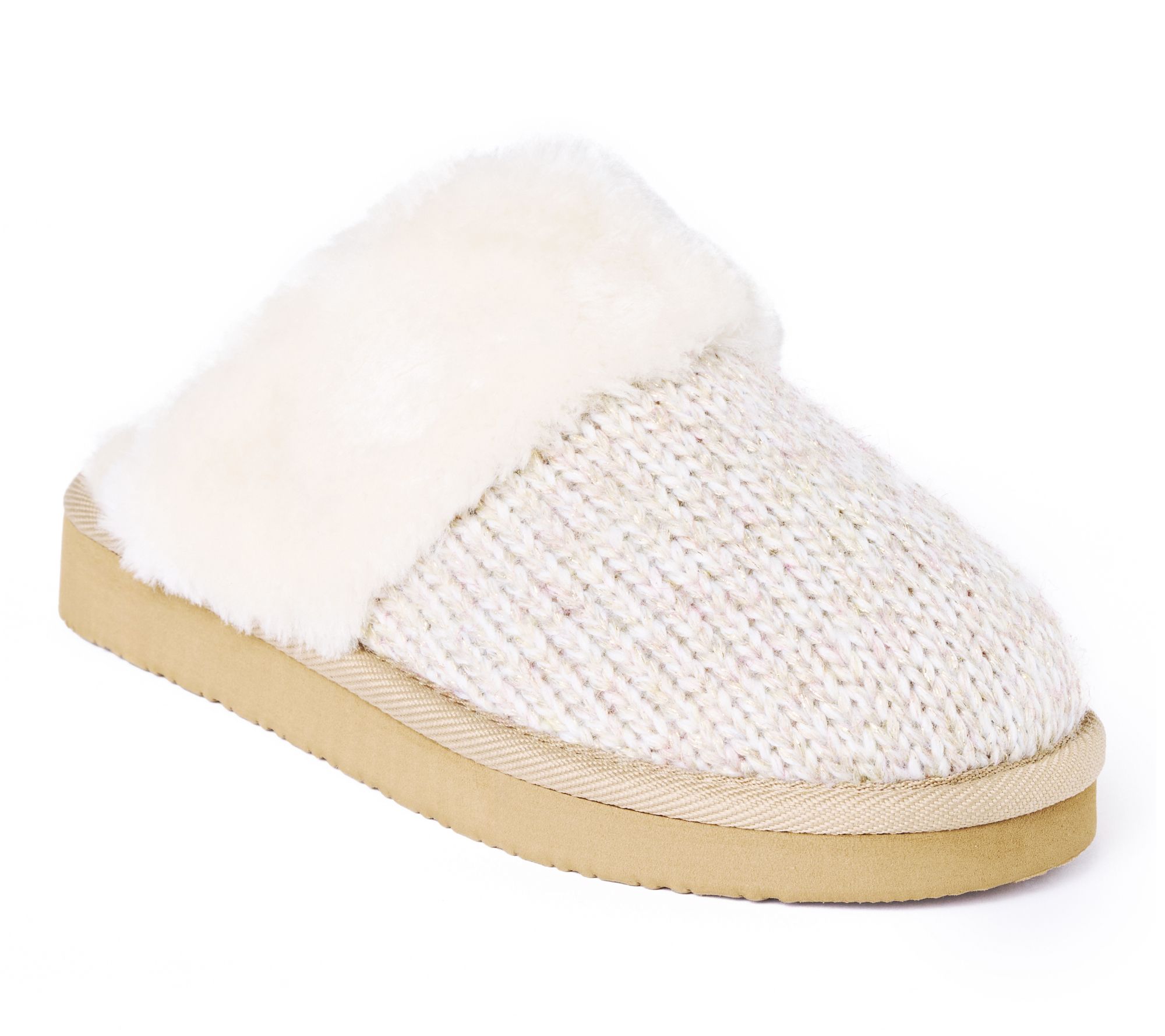 Minnetonka Women's Chesney Sparkle Knit Slippers