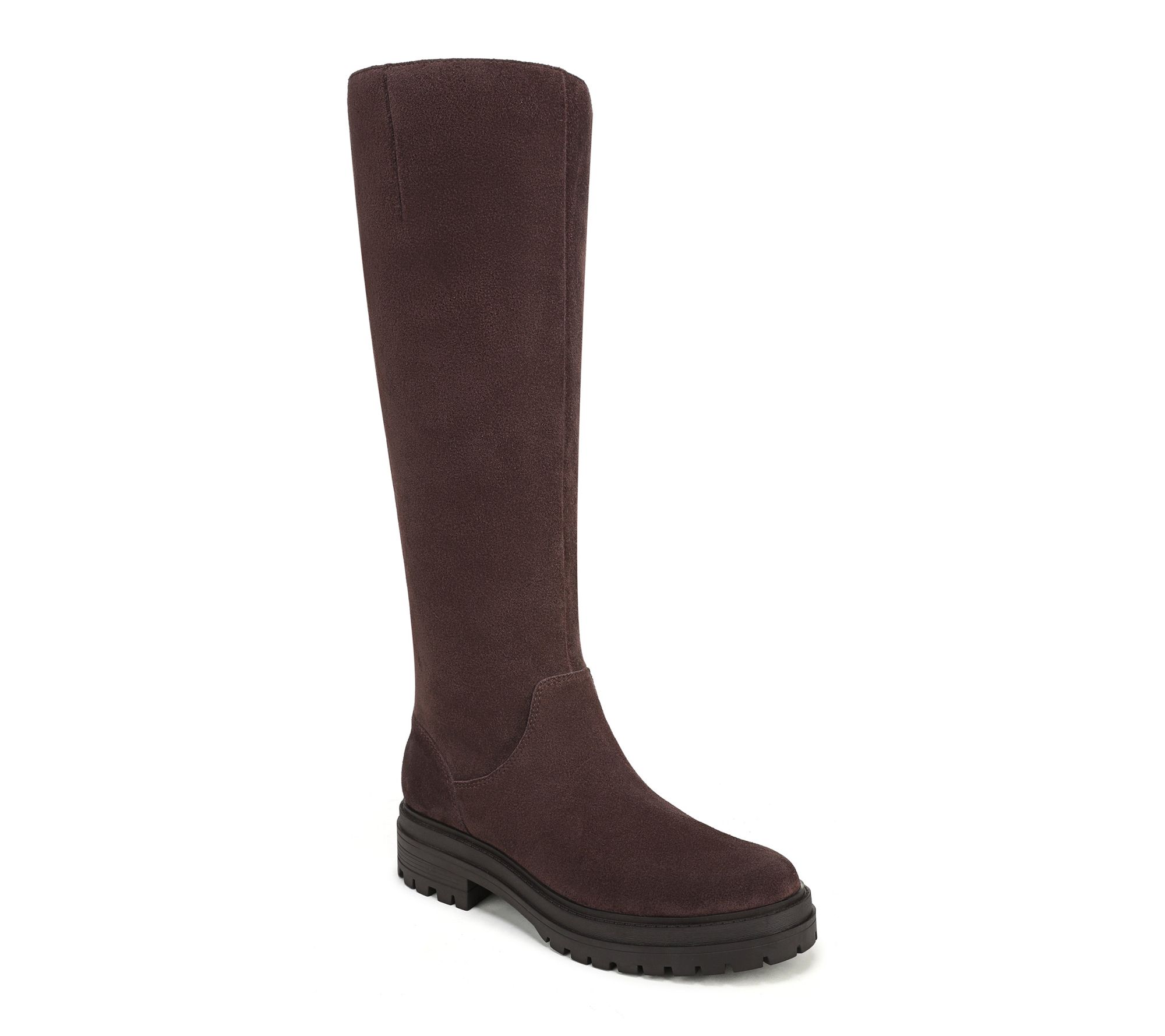 Vionic Lug Sole Tall Leather Boot - Gretchen