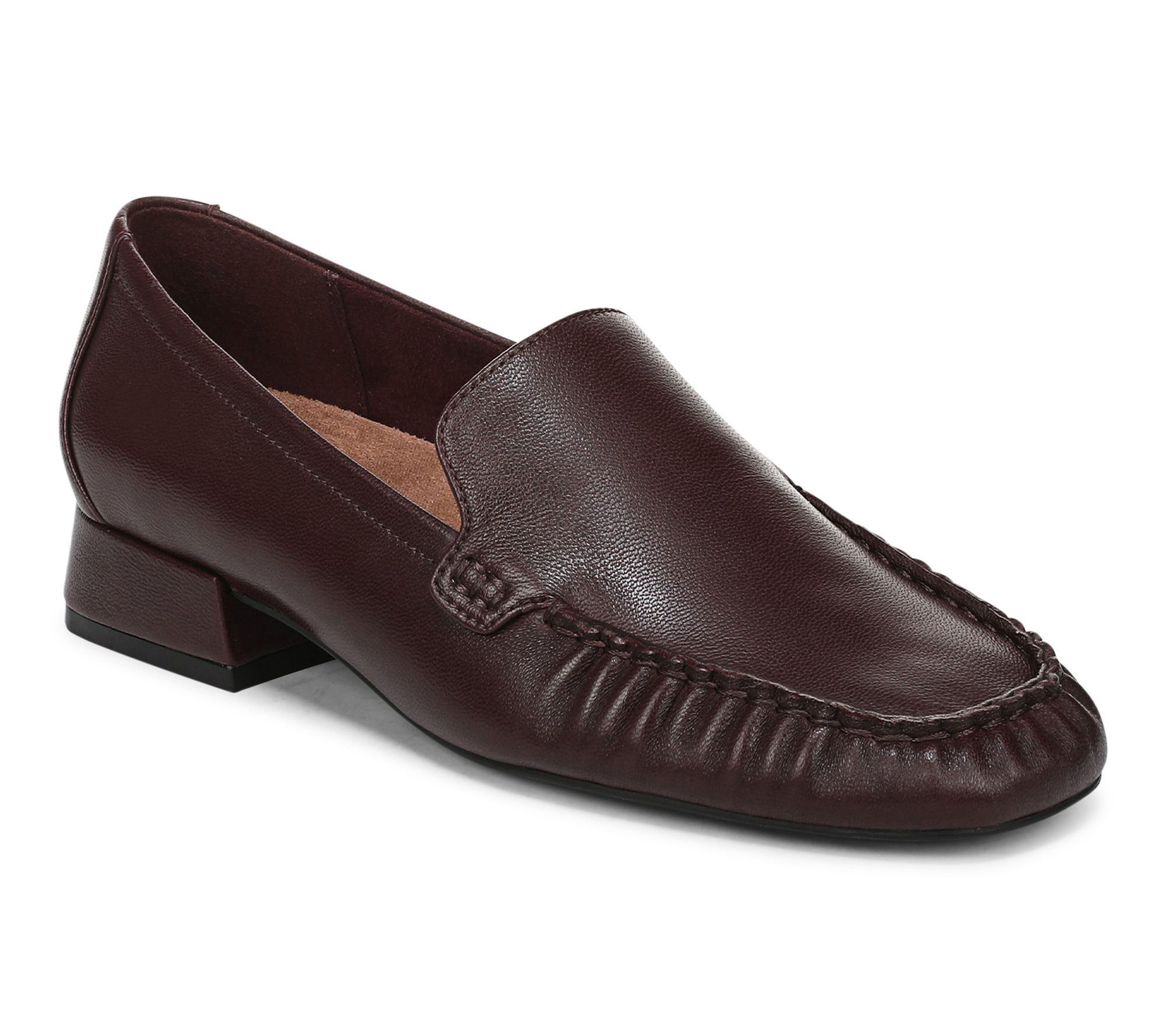 Vionic Leather Low Heeled Loafer - Pilar