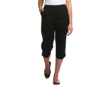 Denim & Co. Original Waist Stretch Capri Pants with Side Pockets - A14924