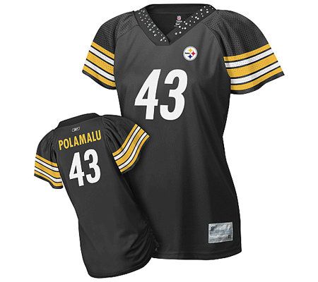 NFL Pittsburgh Steelers Troy Polamalu Women's Flirt Jersey 