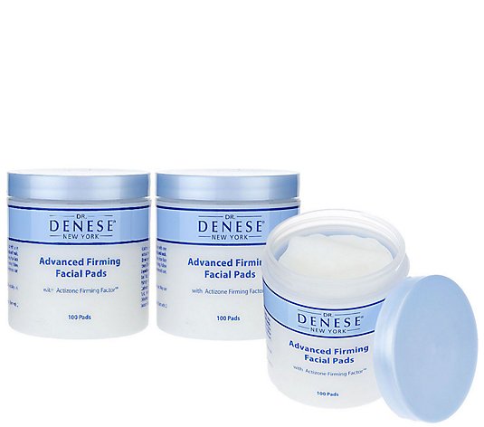 Dr. Denese Set of Three 100-count Firming Facial Pads