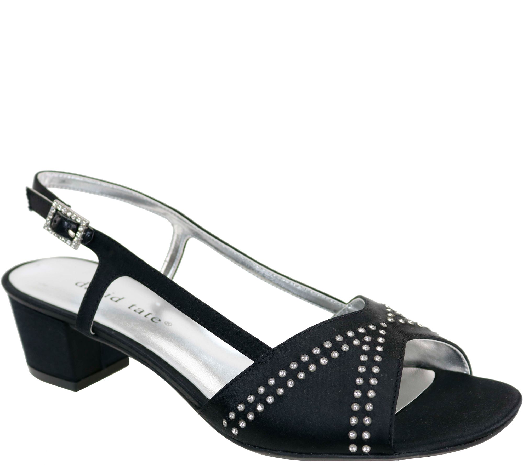 qvc black sandals