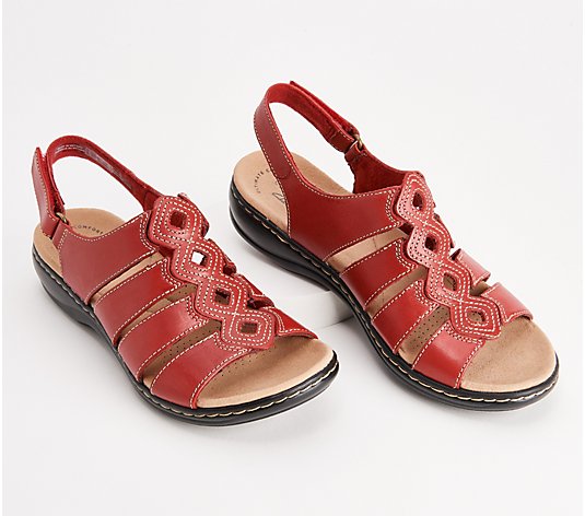 Clarks Collection Gladiator Sandals - Leisa Ruby