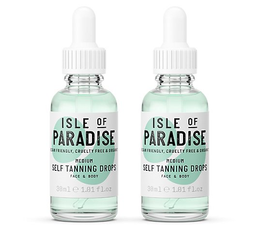 Isle of Paradise Self-Tanning Special Edition Drops Duo