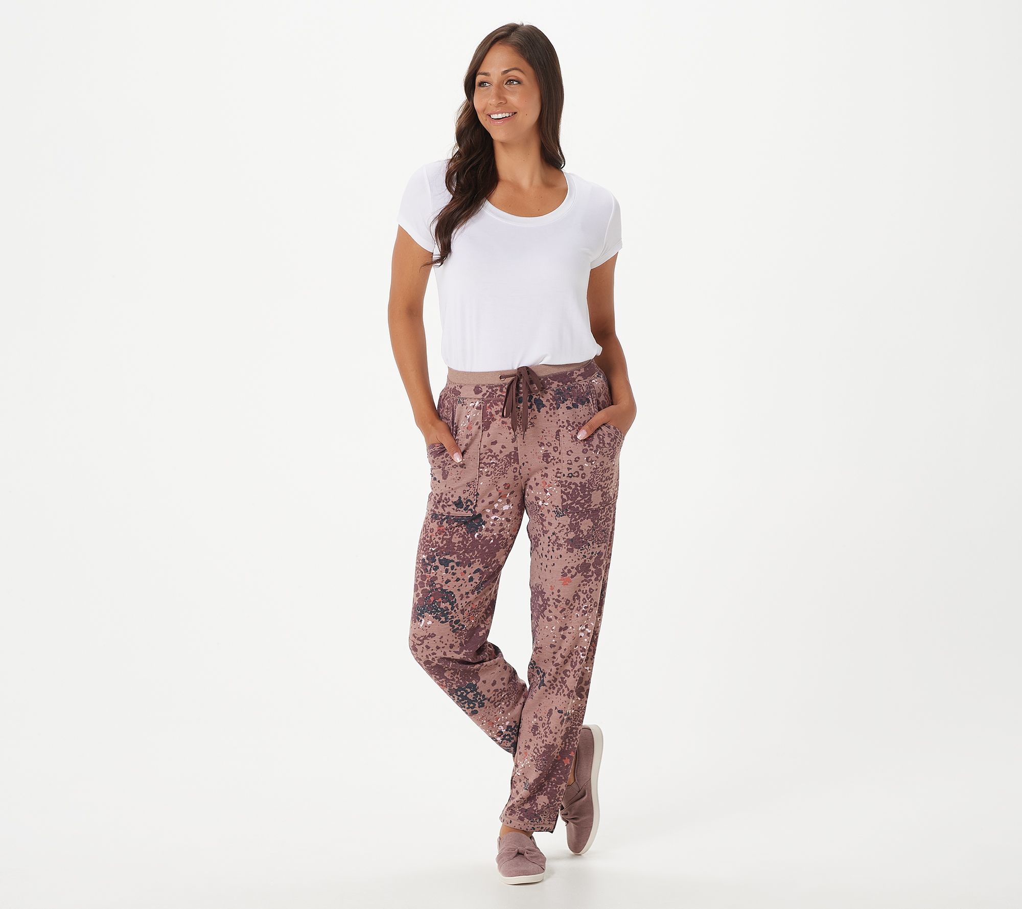 cuddl duds petite comfortwear jogger pants
