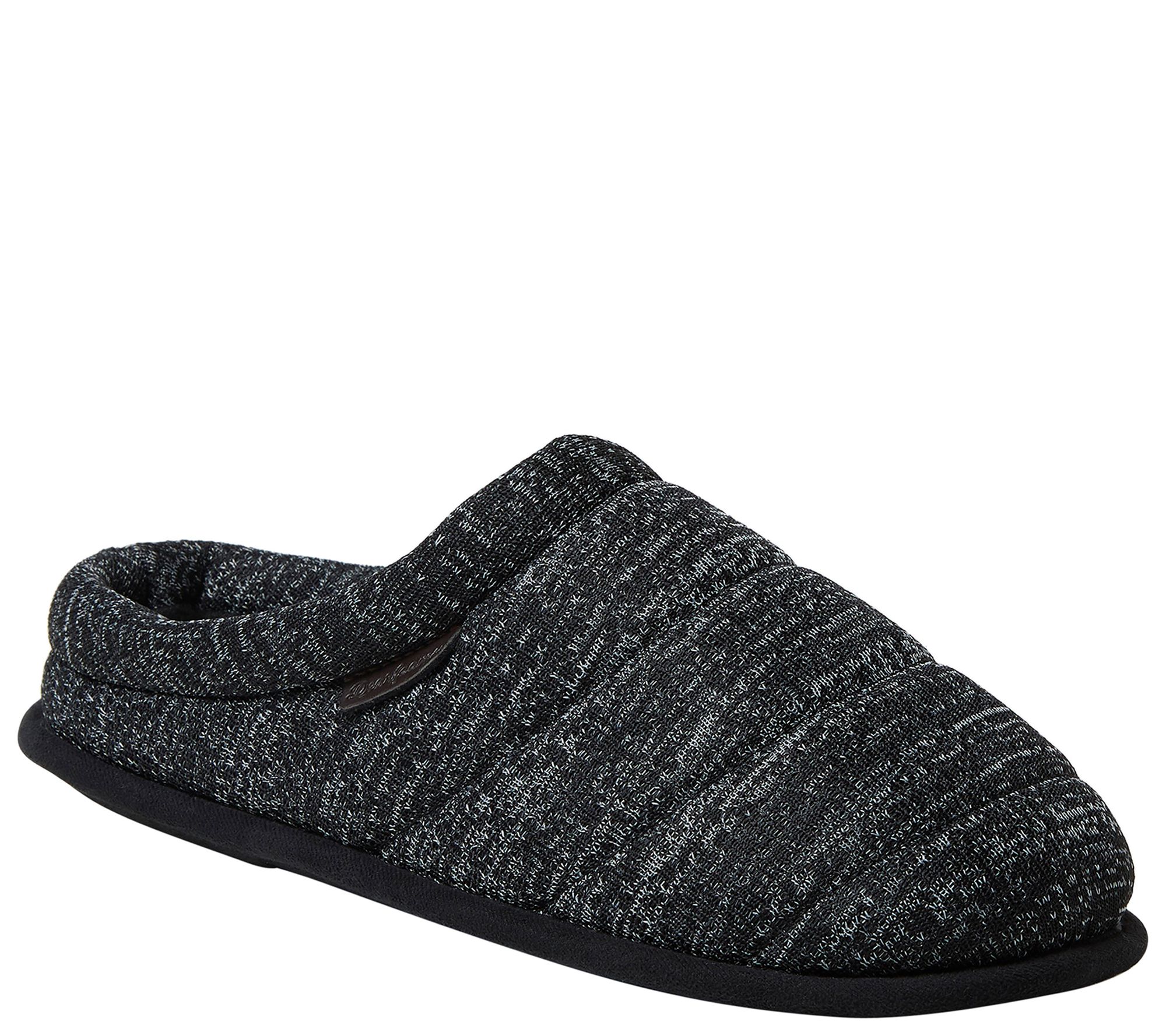 Dearfoams Men's Quilted Clog Slippers - QVC.com