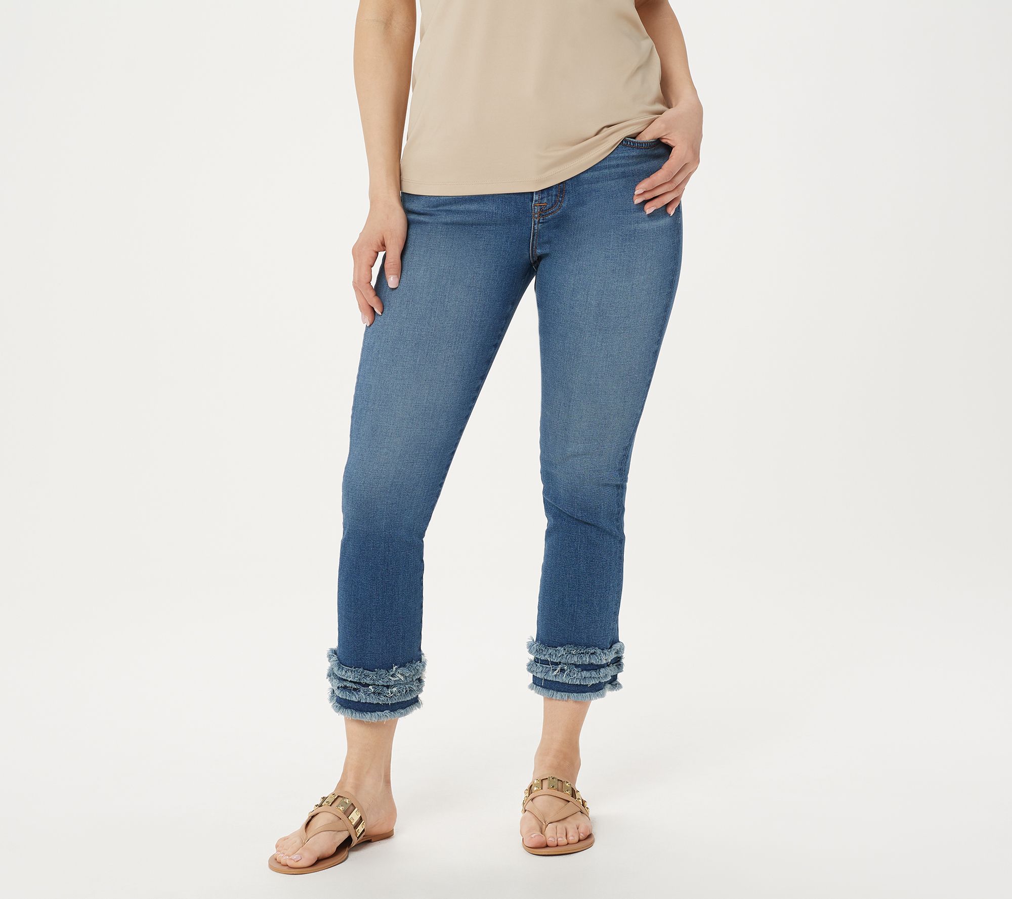 7 for all mankind fringe jeans