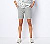 Denim & Co. Print or Solid Regular Crystal Wash French Terry Shorts