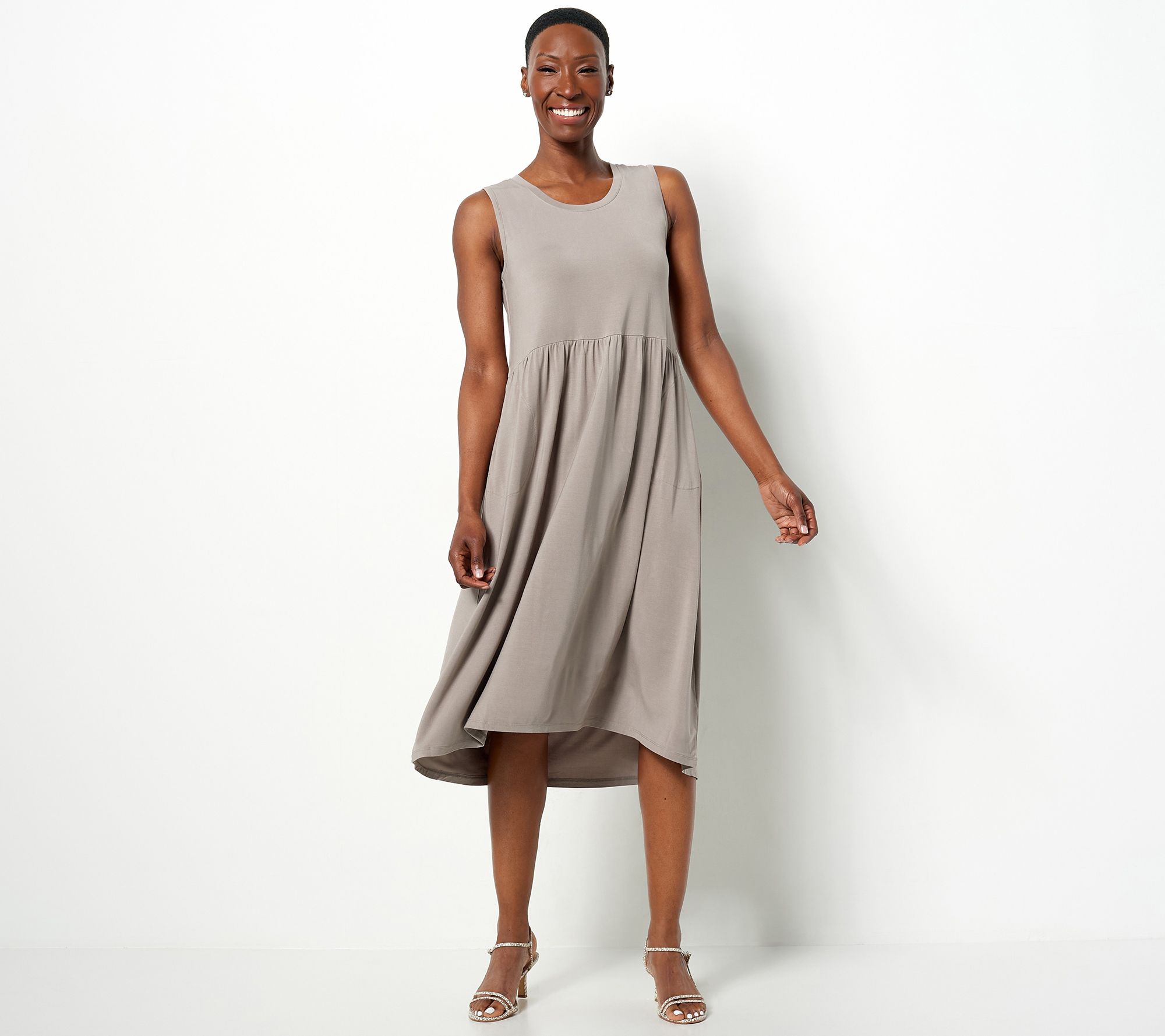 LOGO by Lori Goldstein Regular Rayon 230 Dress