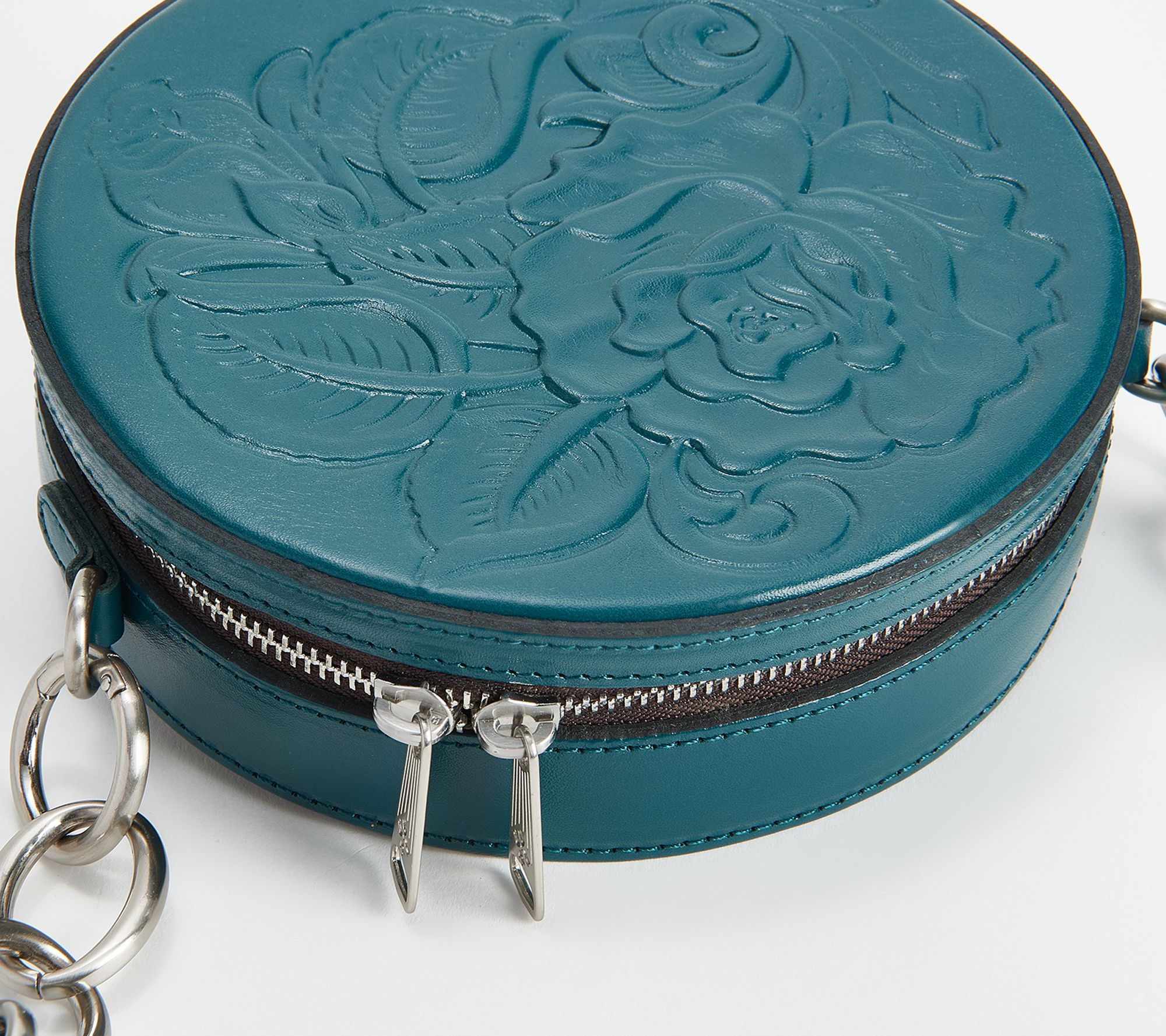 "As Is" Patricia Nash Leather Devonia Large Chain Shoulder Bag