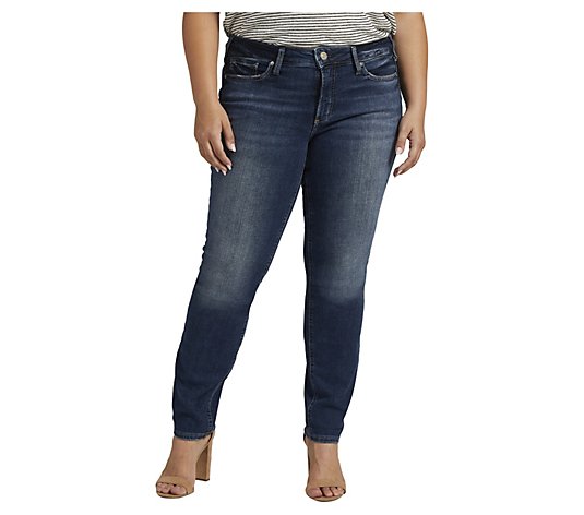 Silver Jeans Co. Plus Size Suki Straight Leg Jean-EKC343