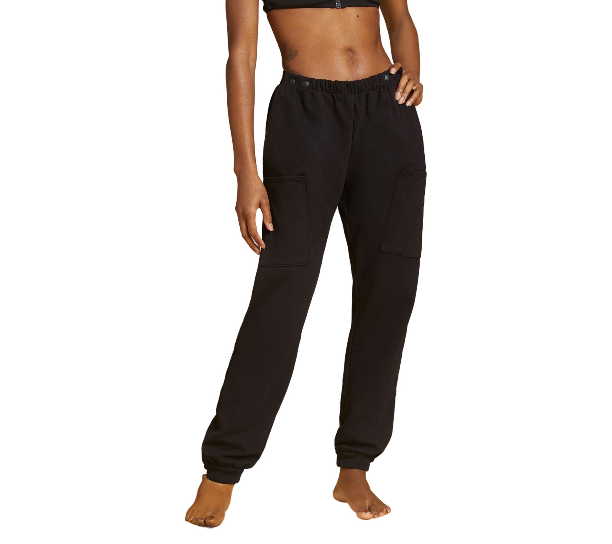  Slick Chicks Accessible Fitted Joggers Black