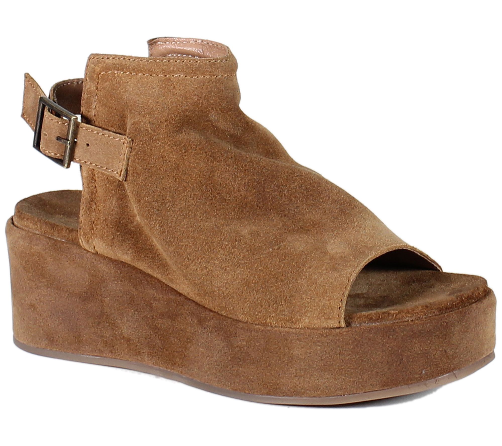 Diba True Jumpin Jive Platform Wedge Sandal - QVC.com