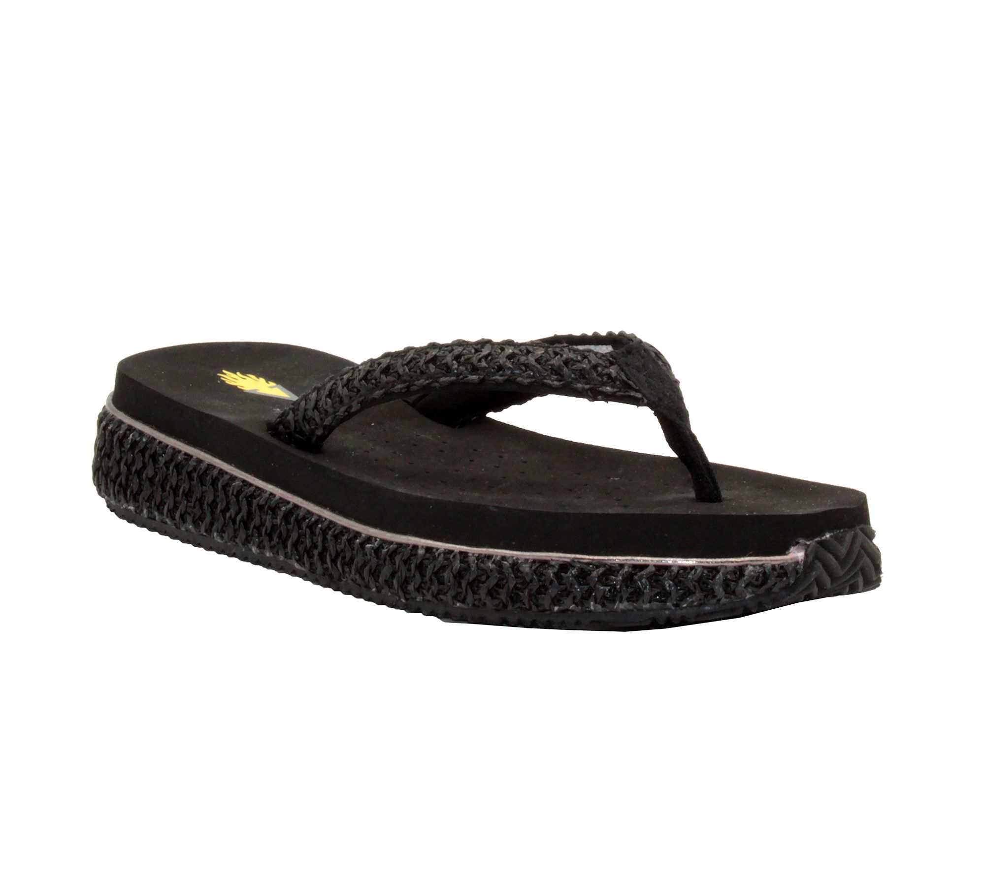 Volatile Palau Raffia Low Thong Sandal