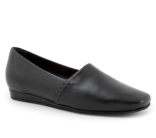 Softwalk Women's Vale Leather Loafers - QVC.com