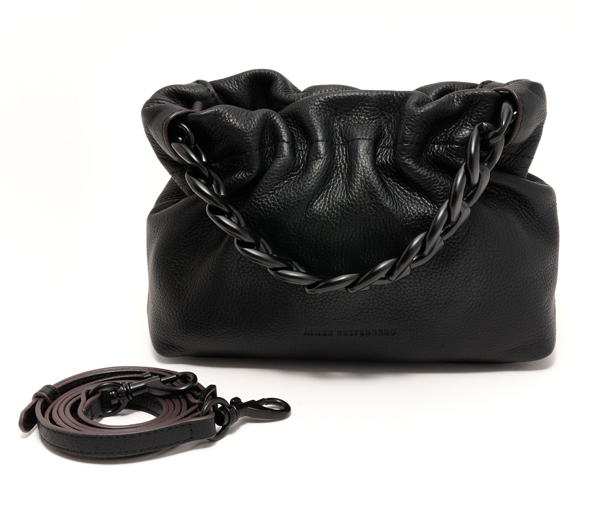 Aimee Kestenberg Chain Leather Handheld Crossbody