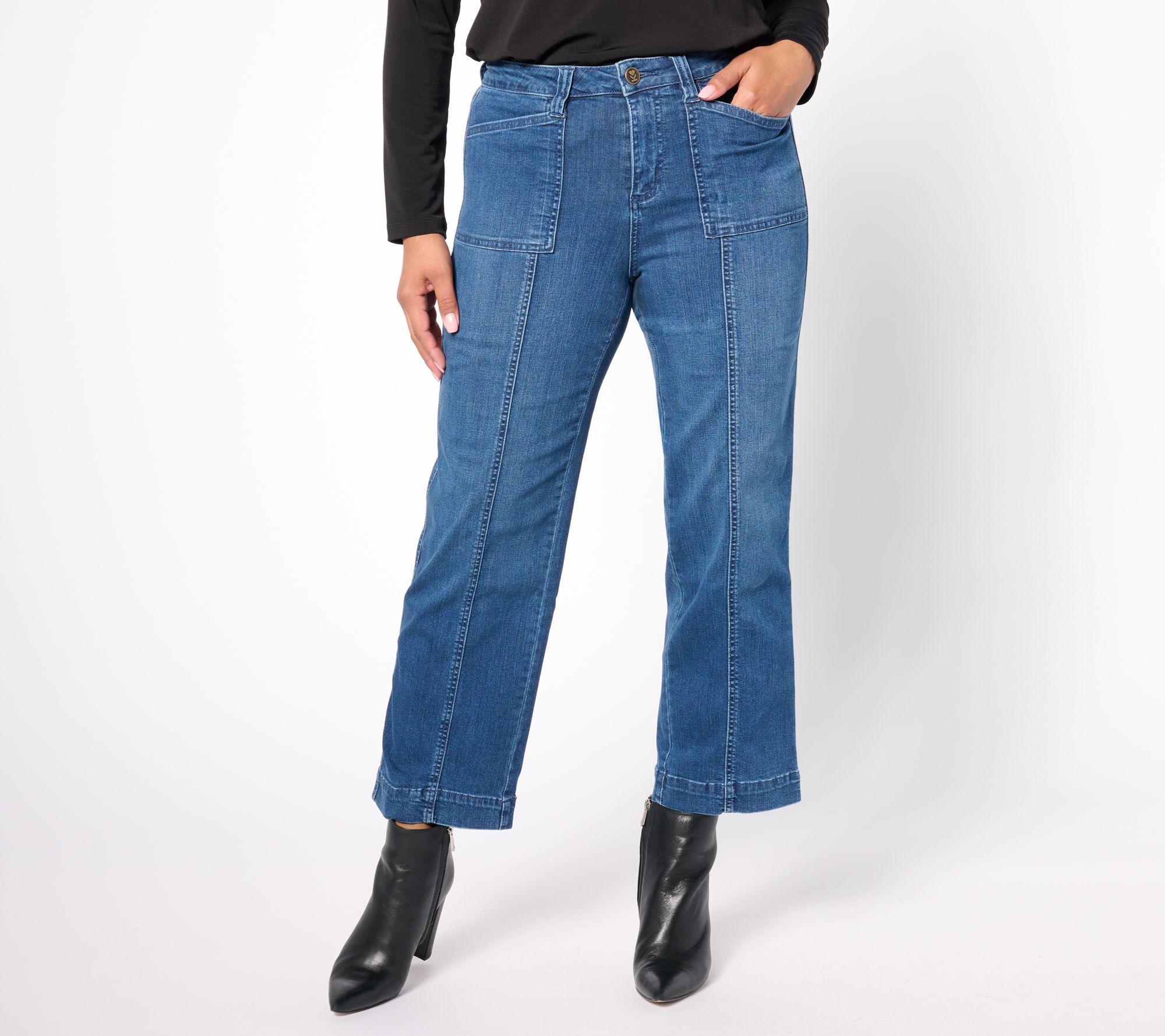"As Is" Belle by Kim Gravel Regular TripleLuxe Denim Gaucho