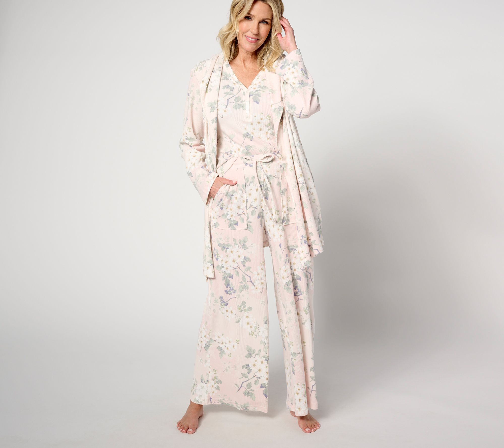 "As Is" Bumblebella by Jill Martin Reg Dreamy Waffle Three Piece Set